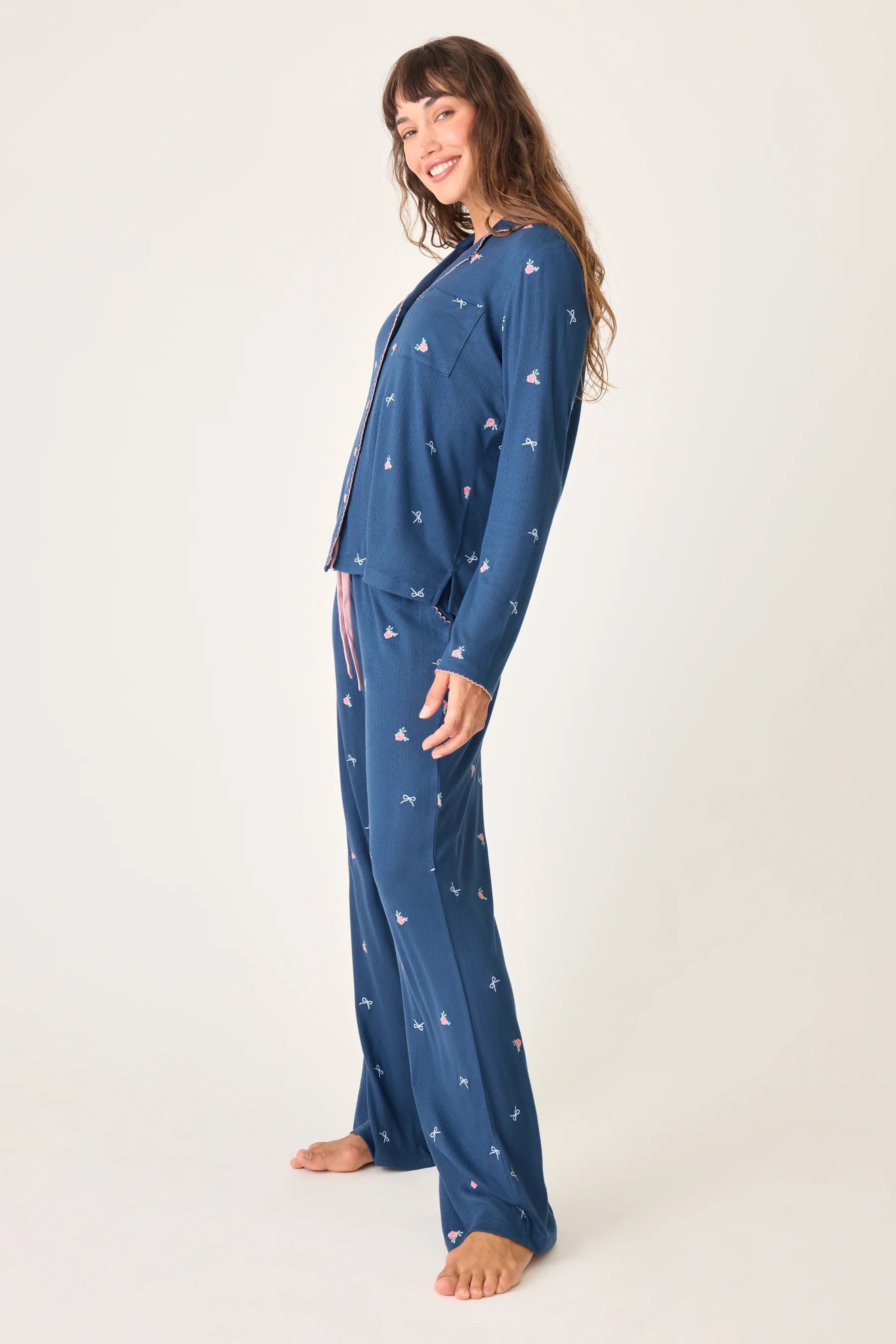 ENGLISH ROSE FLORAL PJ SET