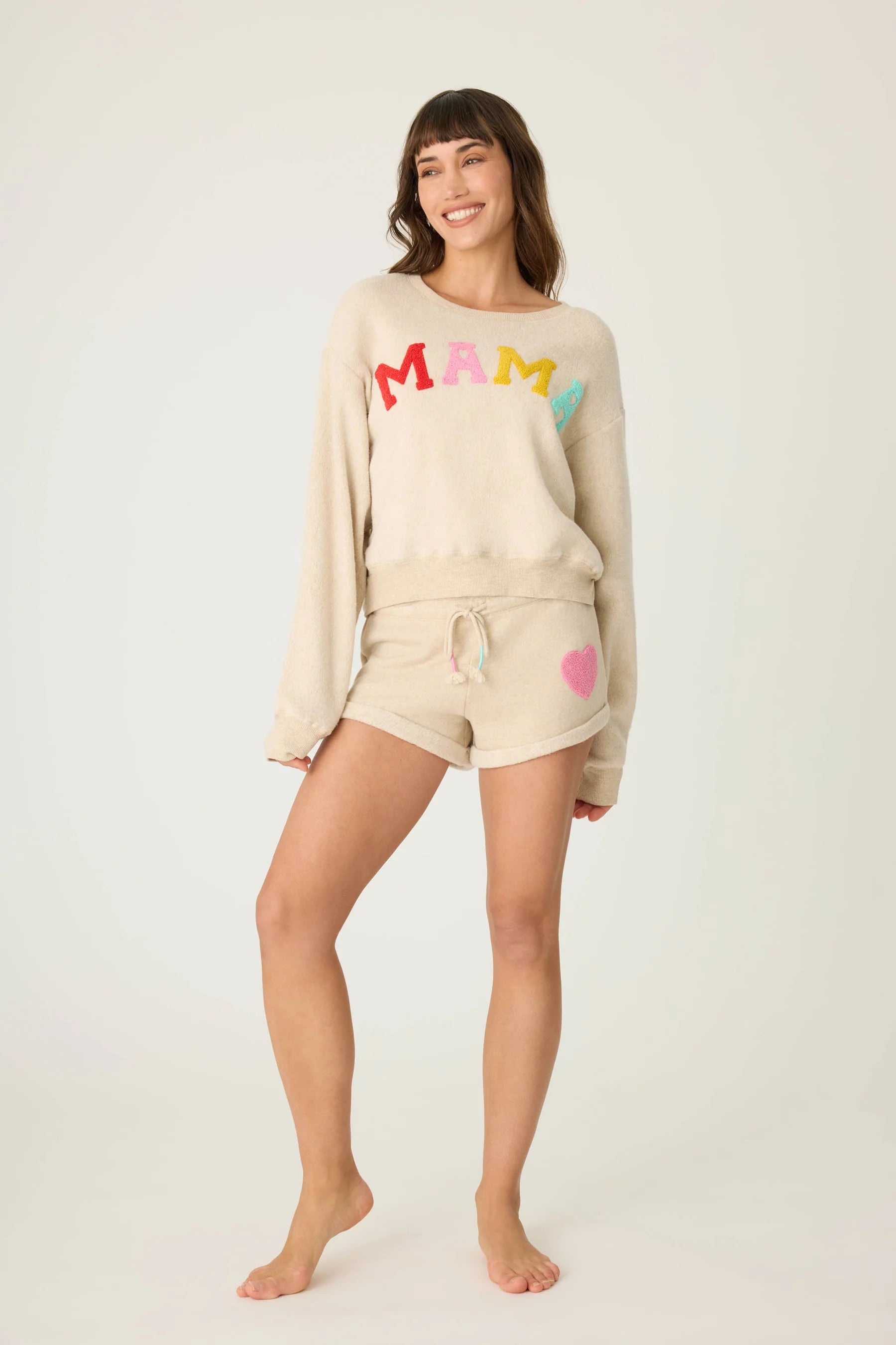 FOR THE MAMA'S EMBROIDERED TOP