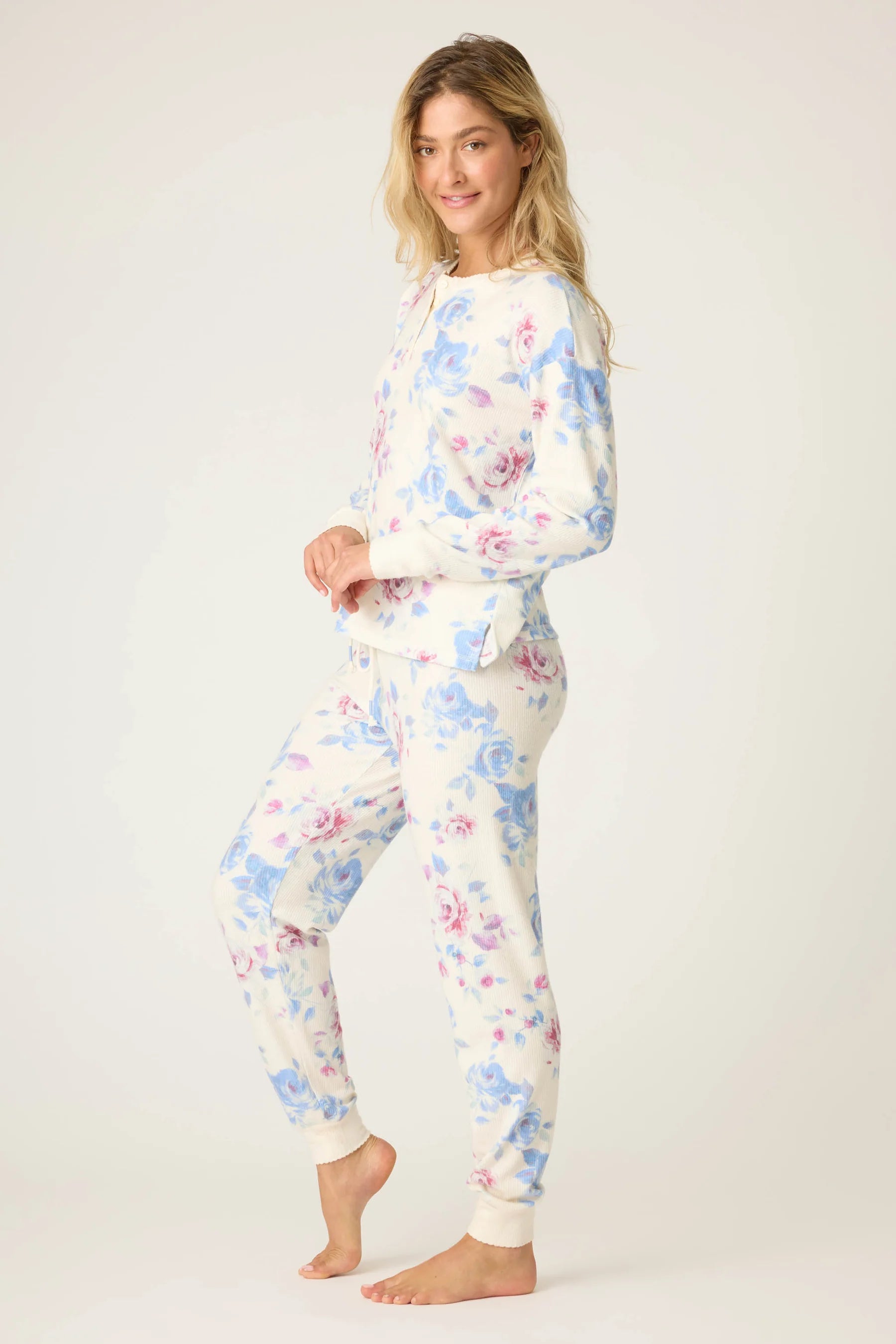 RODEO ROSE FLORAL THERMAL PJ SET