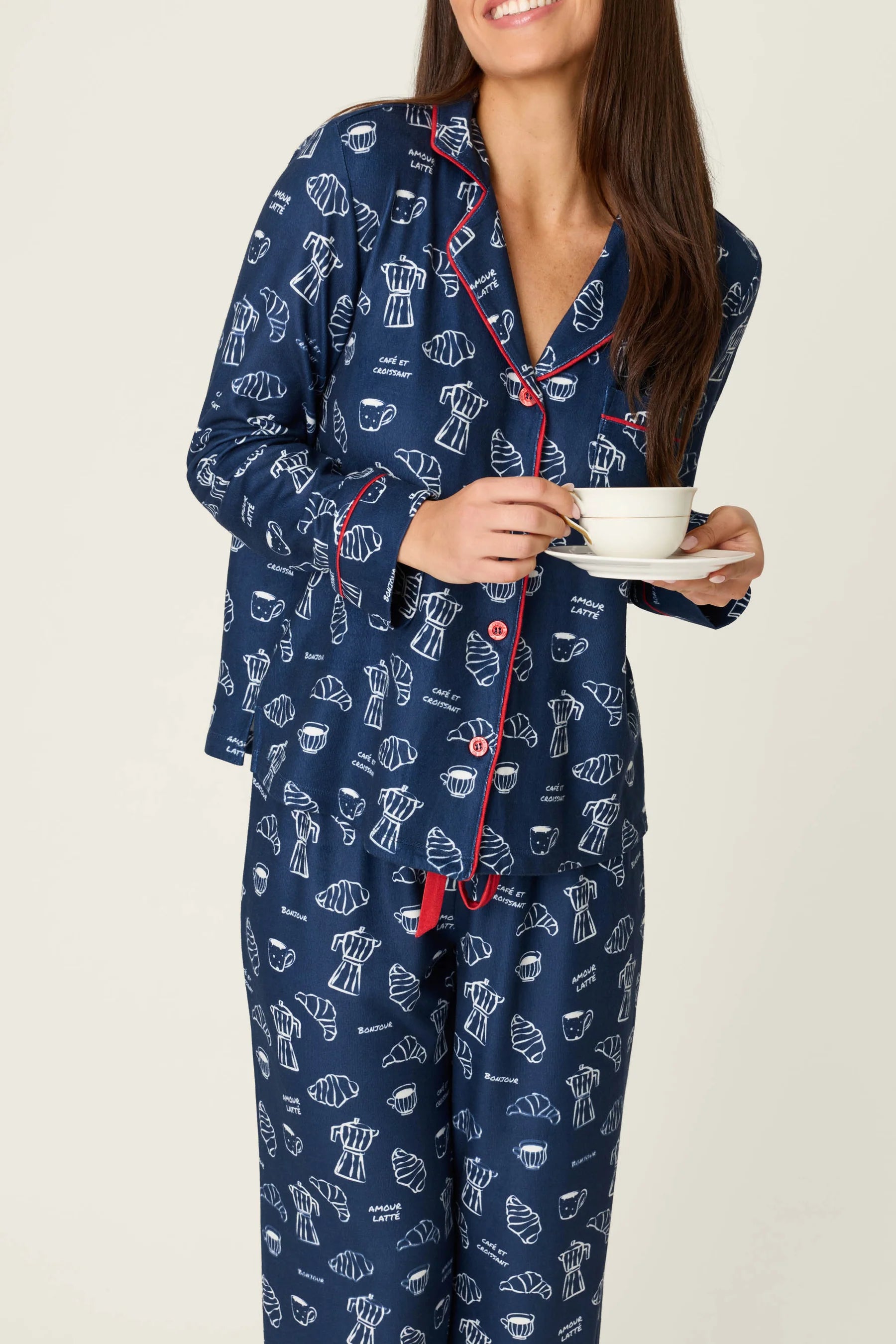 BONJOUR BABE FRENCH BREAKFAST PJ SET
