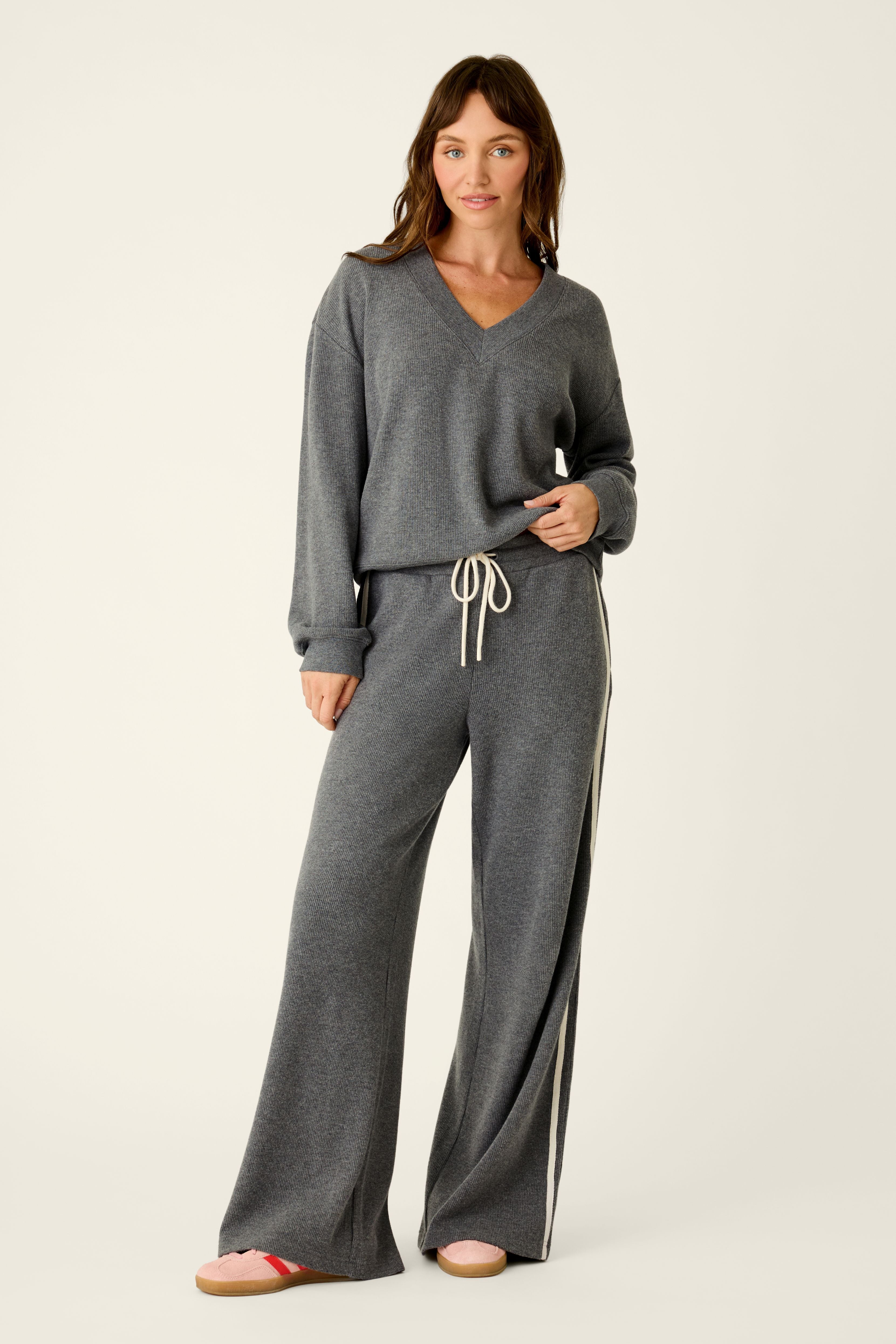 EVERYDAY ESSENTIALS PJ TOP - WEEKDAY WAFFLES