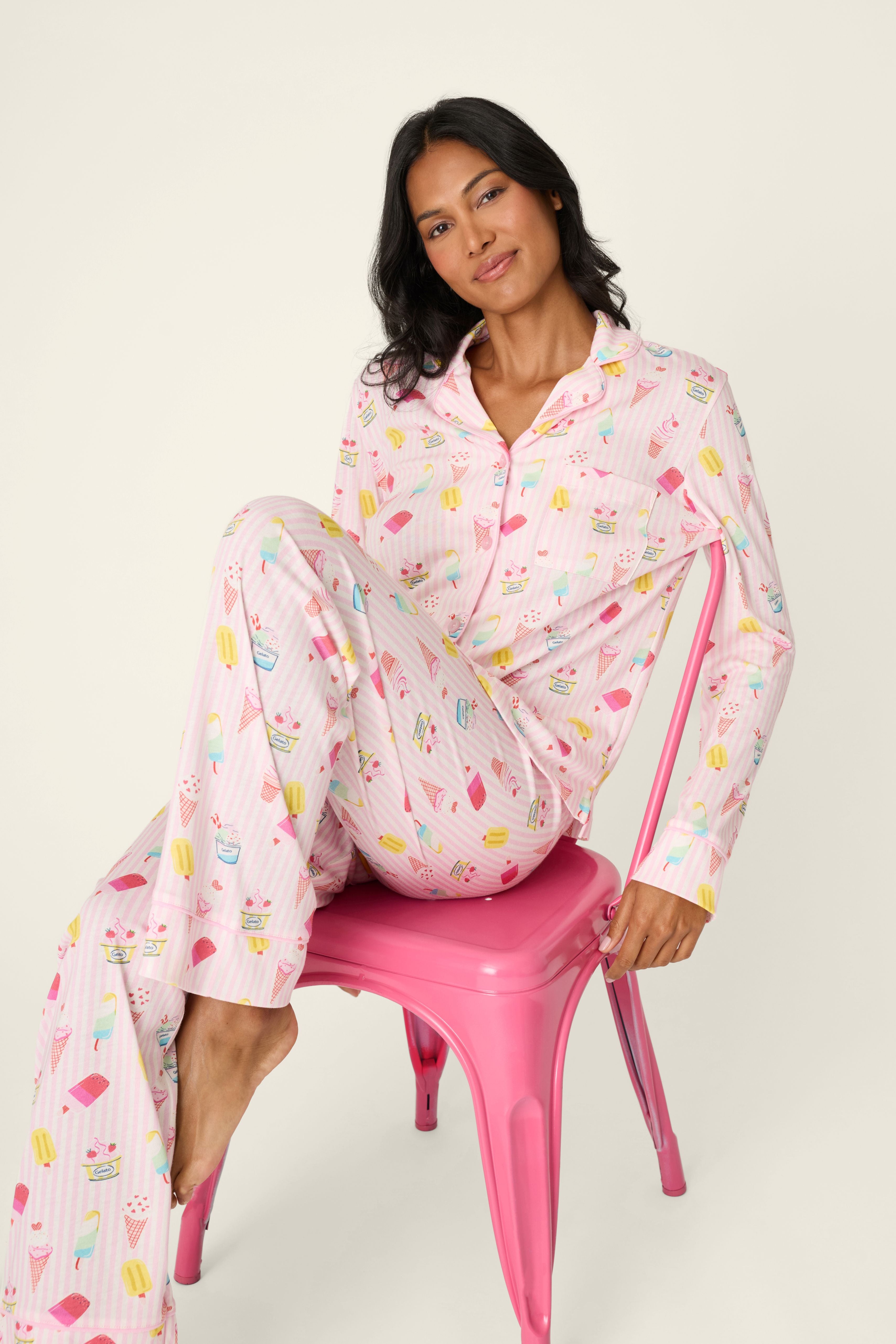 PLAYFUL PRINTS PJ SET - SUGAR RUSH