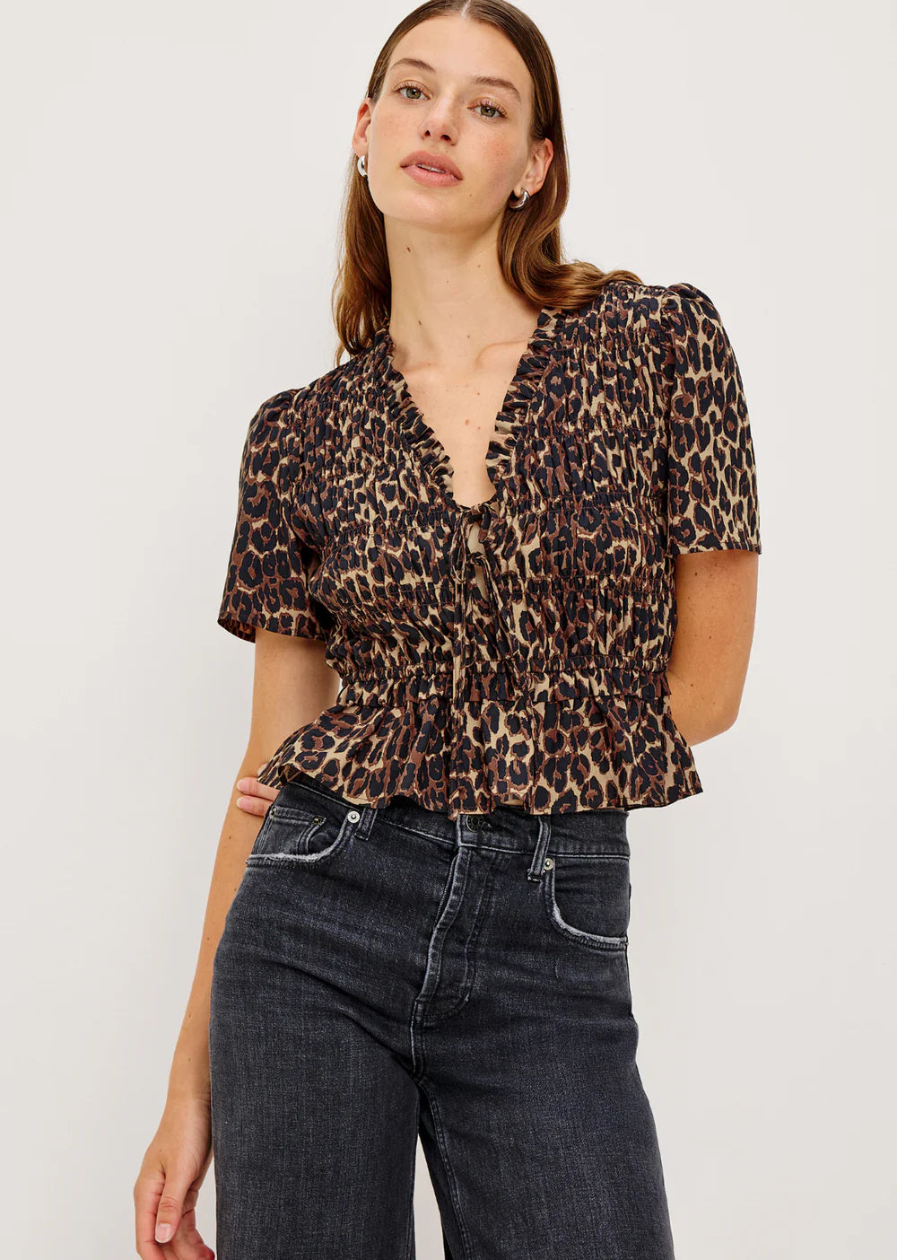 PORTIA TOP - BROWN NALA