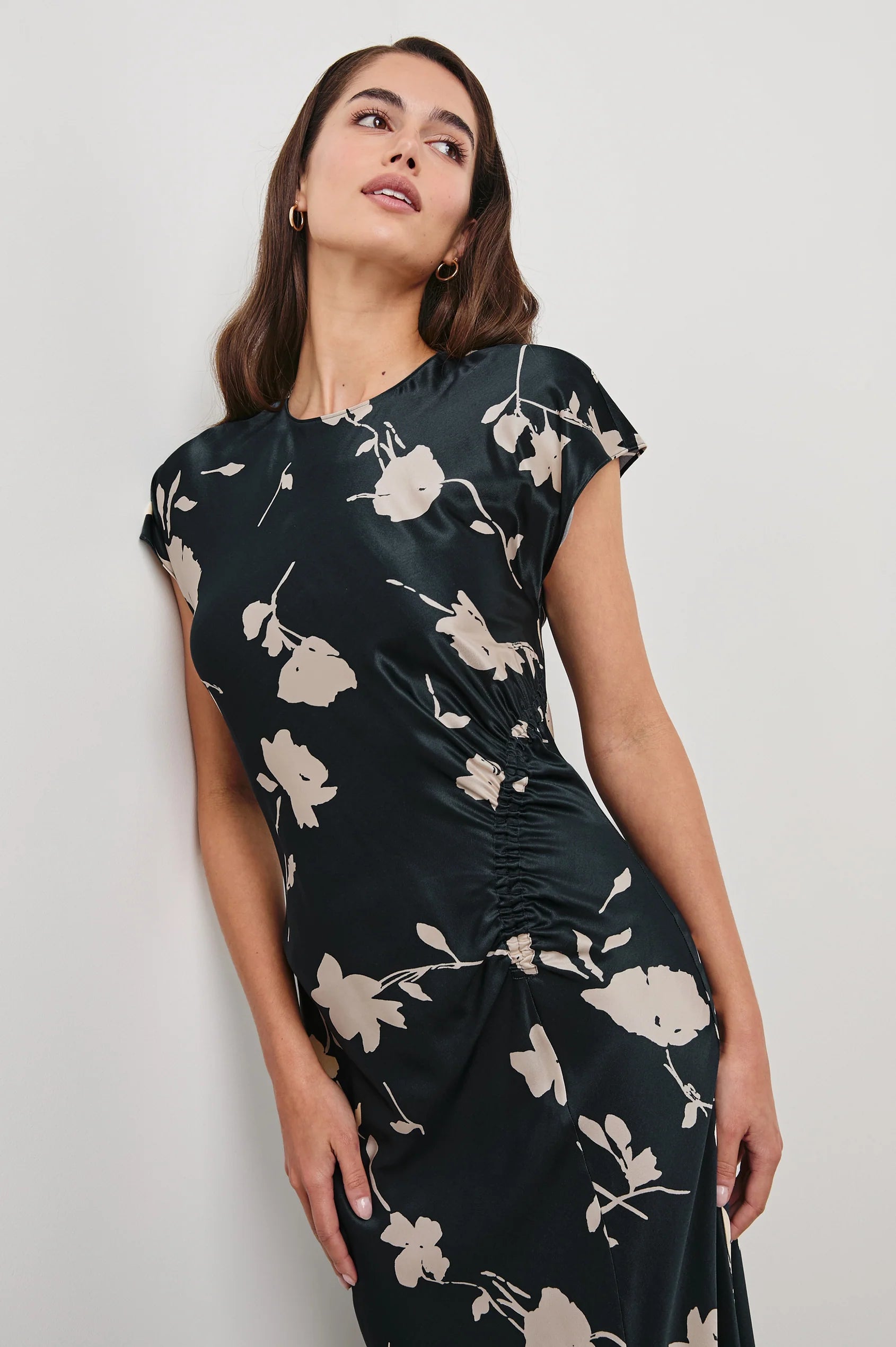 SERENITY DRESS - MIDNIGHT ROSES