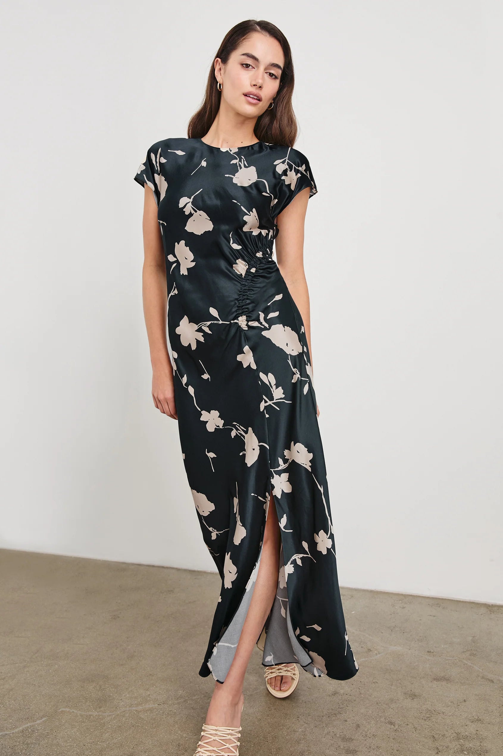SERENITY DRESS - MIDNIGHT ROSES