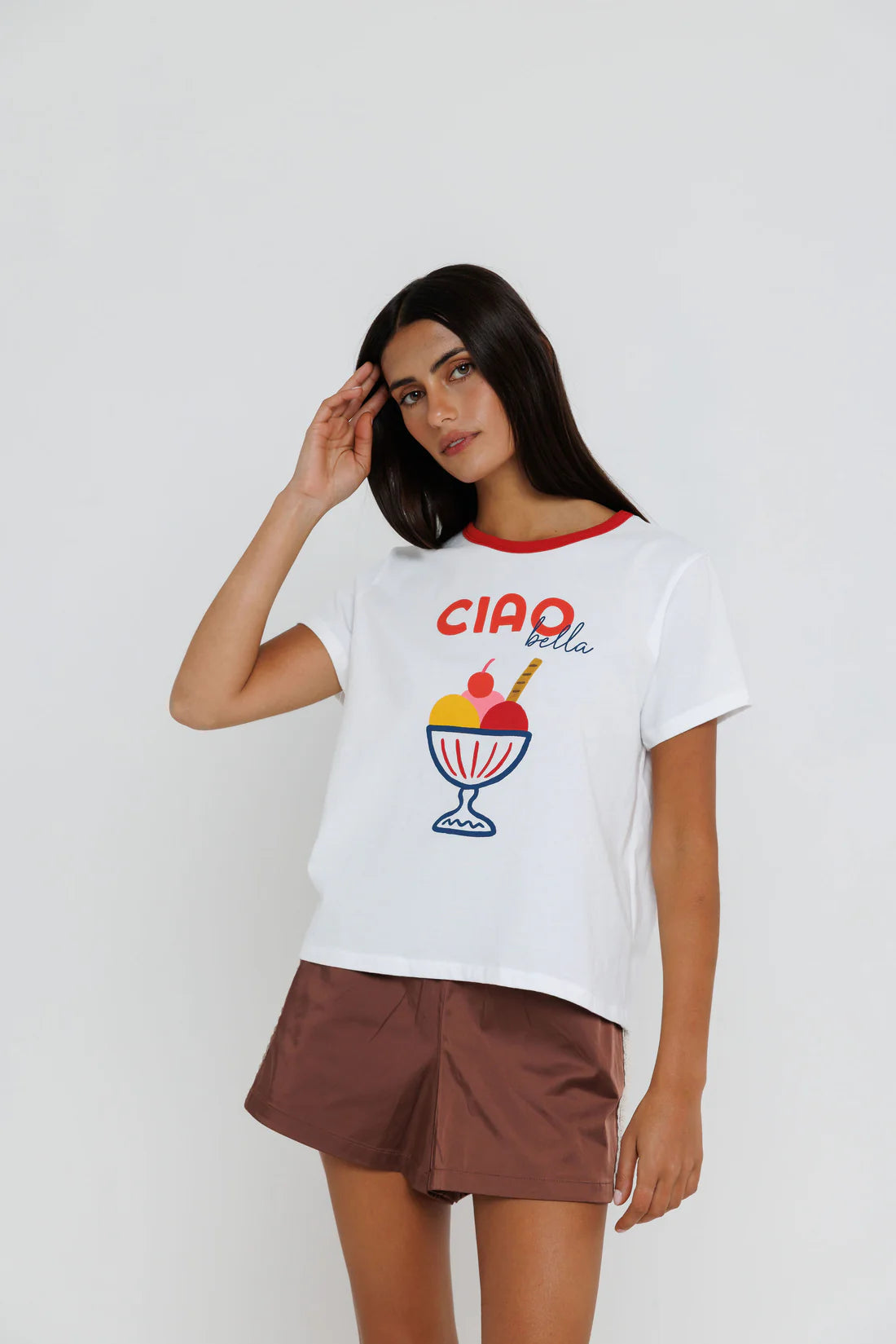 CIAO BELL ICE CREAM - RINGER TEE