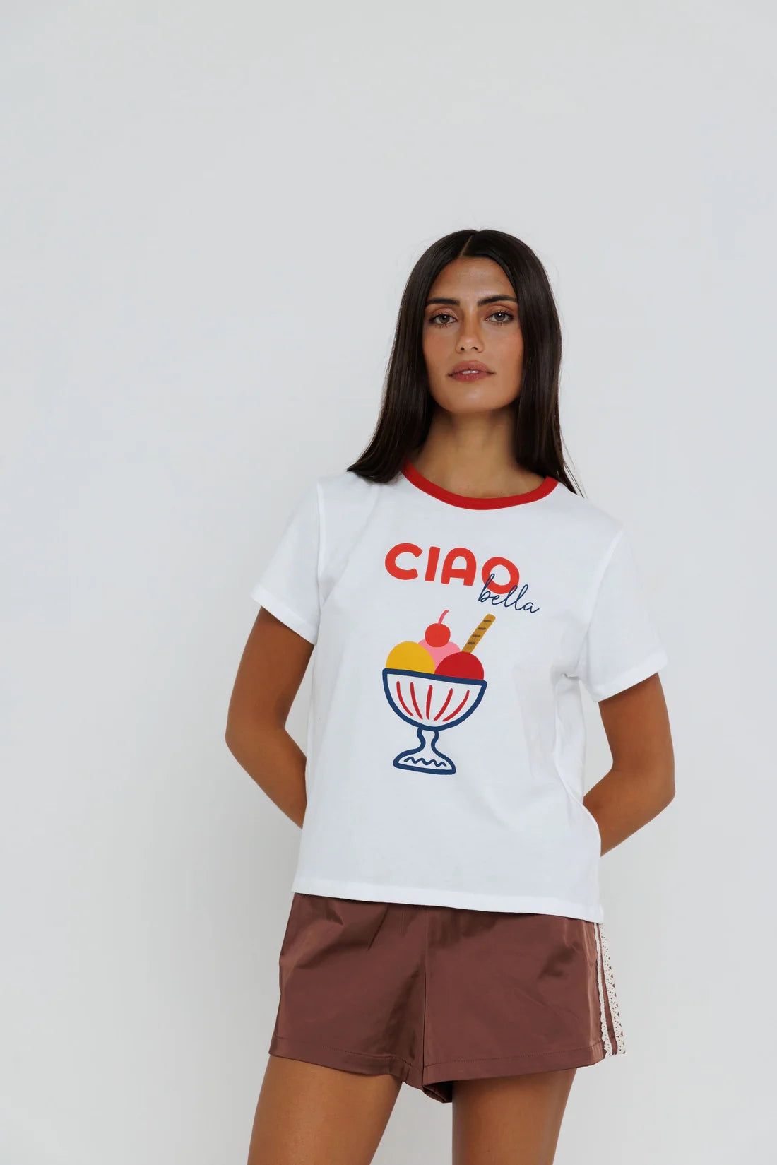 CIAO BELL ICE CREAM - RINGER TEE