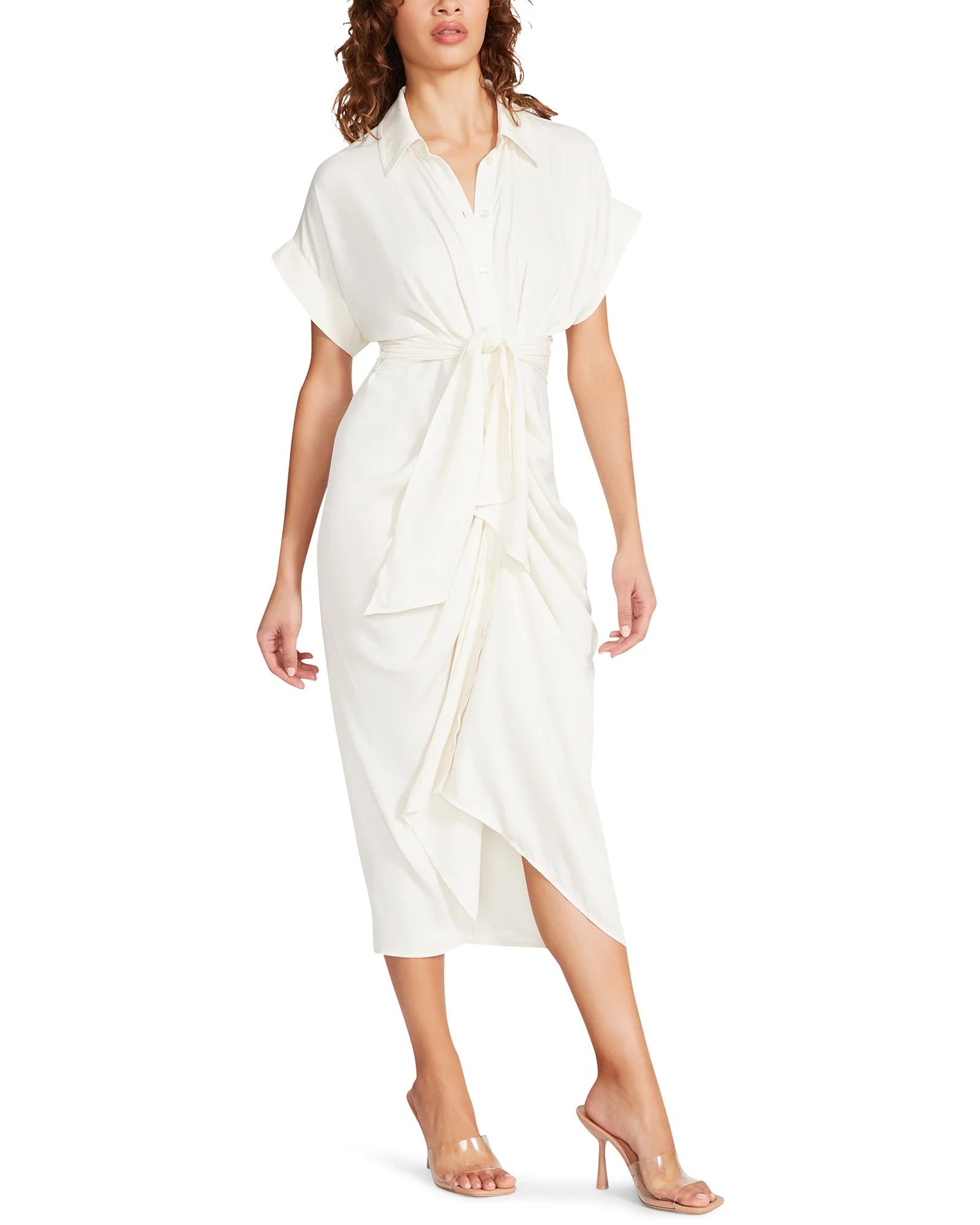 TORI KNIT DRESS - IVORY
