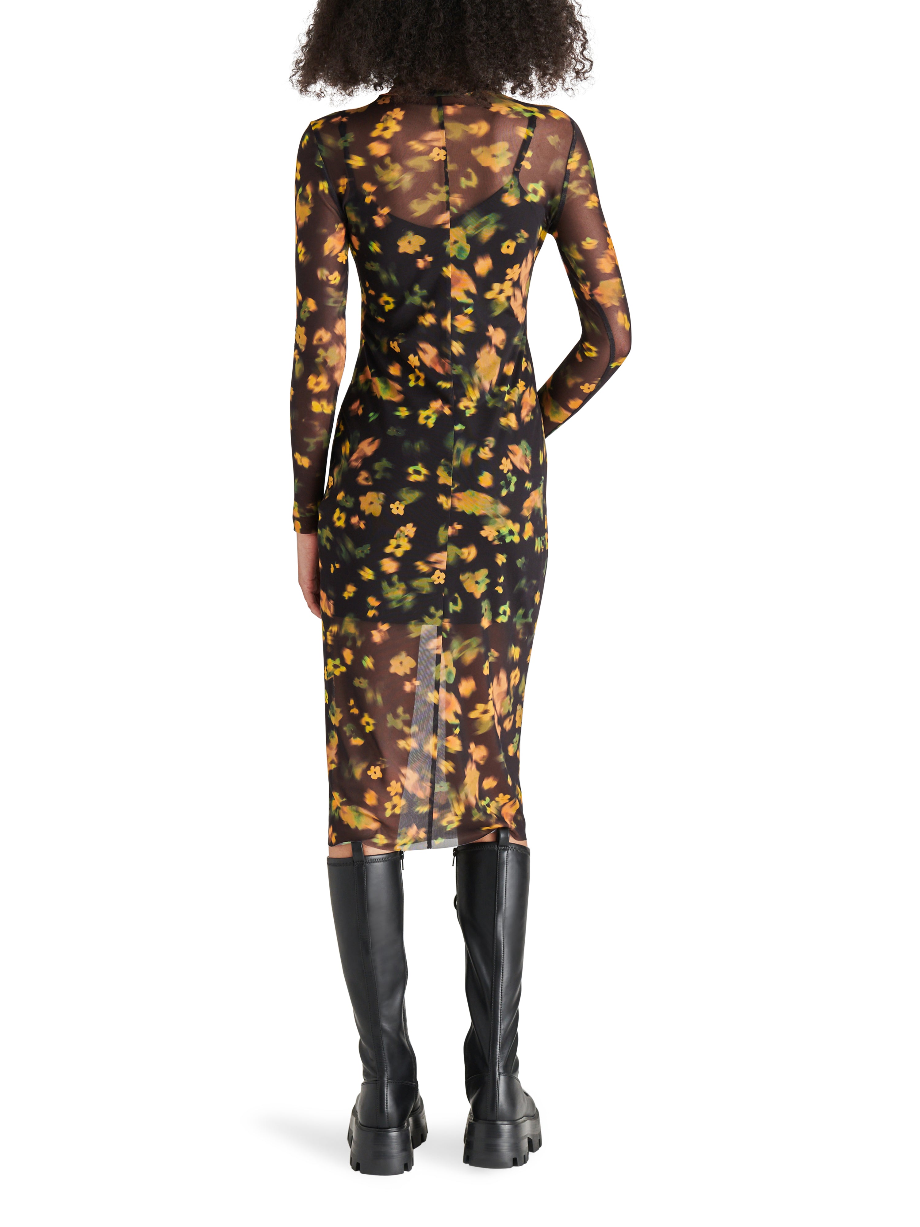 VIVIENNE DRESS - BLACK MULTI