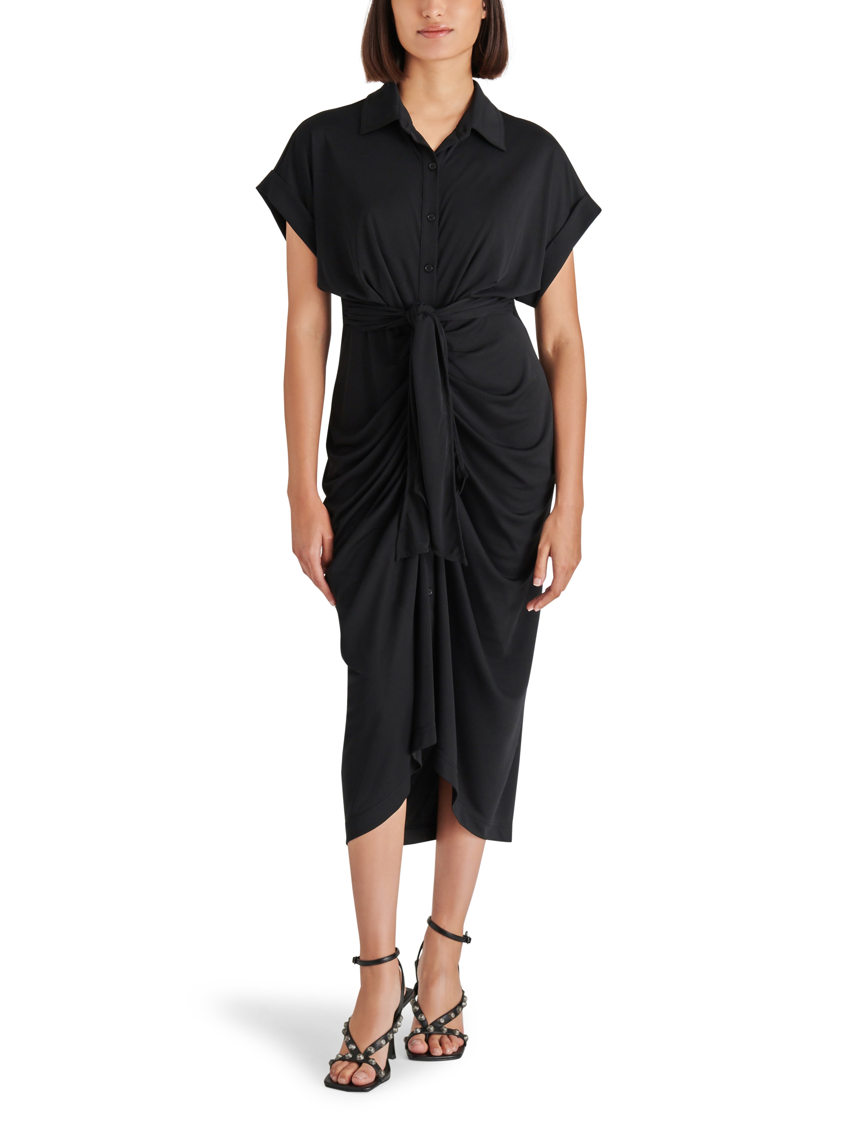 TORI KNIT DRESS - BLACK