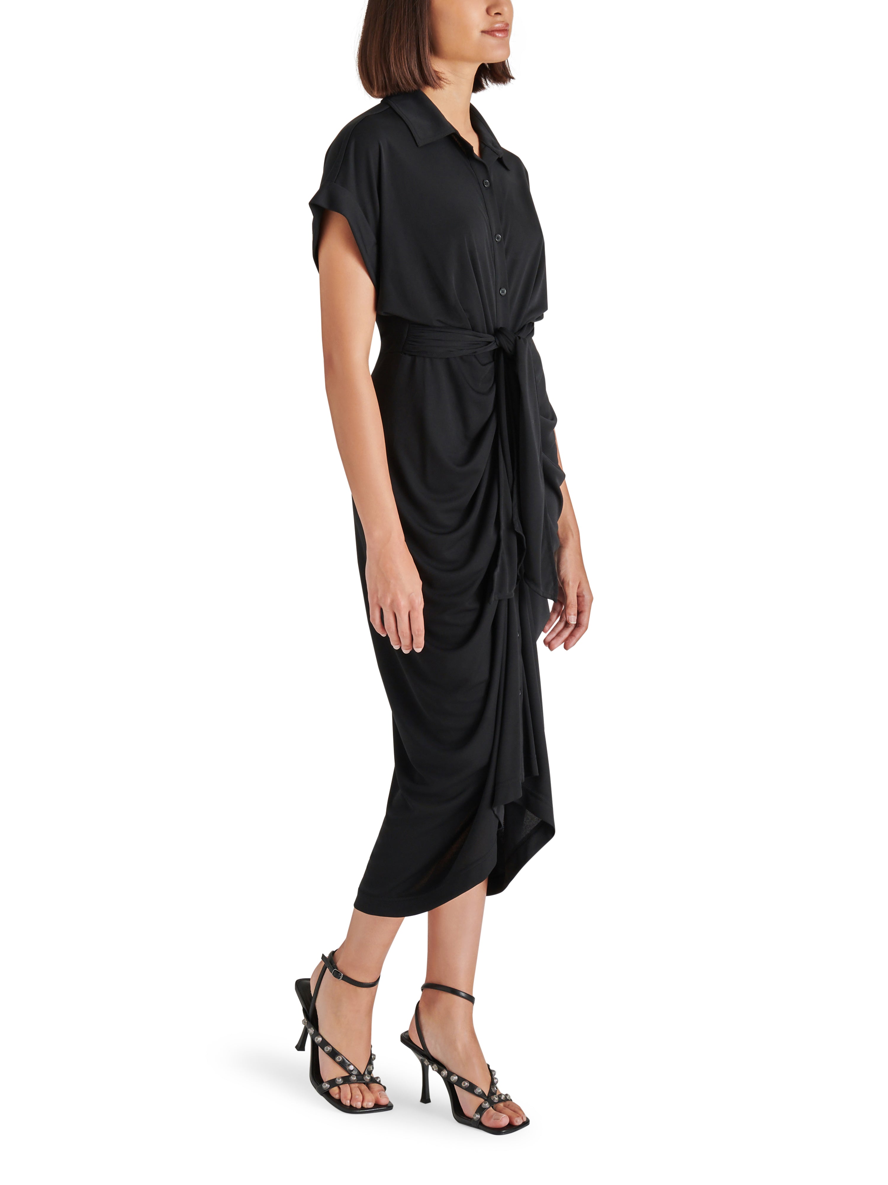 TORI KNIT DRESS - BLACK