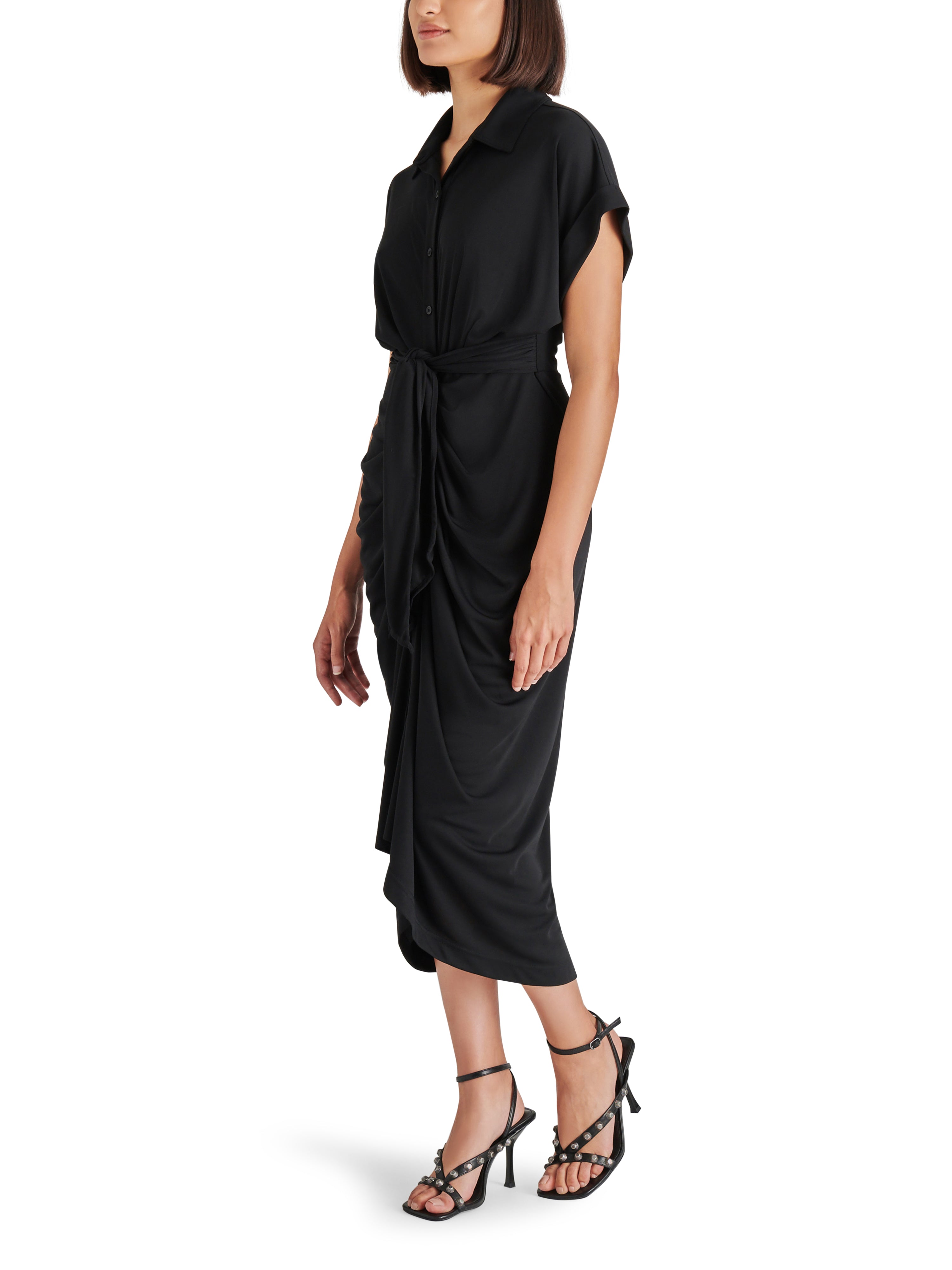 TORI KNIT DRESS - BLACK