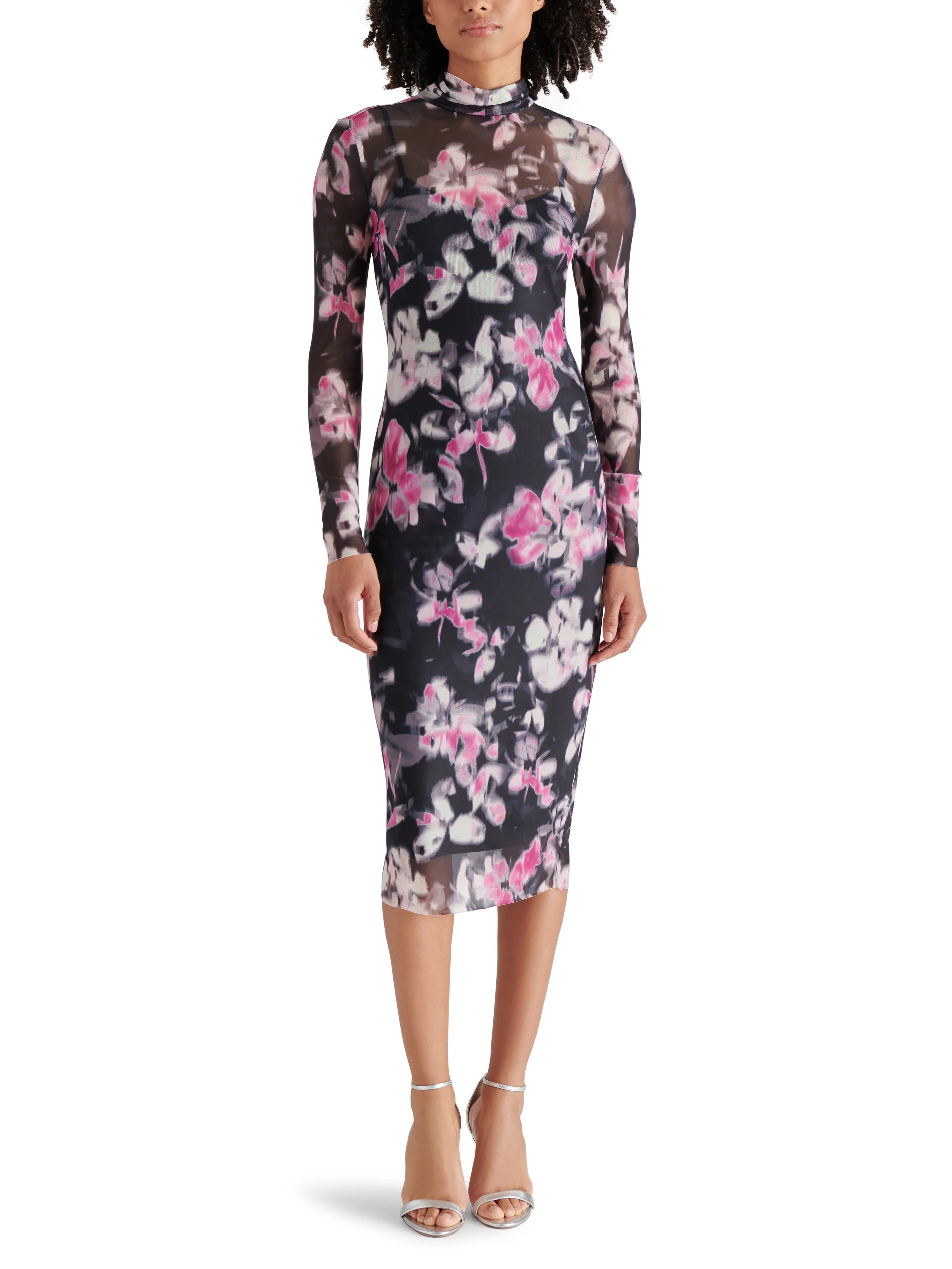 VIVIENNE DRESS - BLACK FLORAL