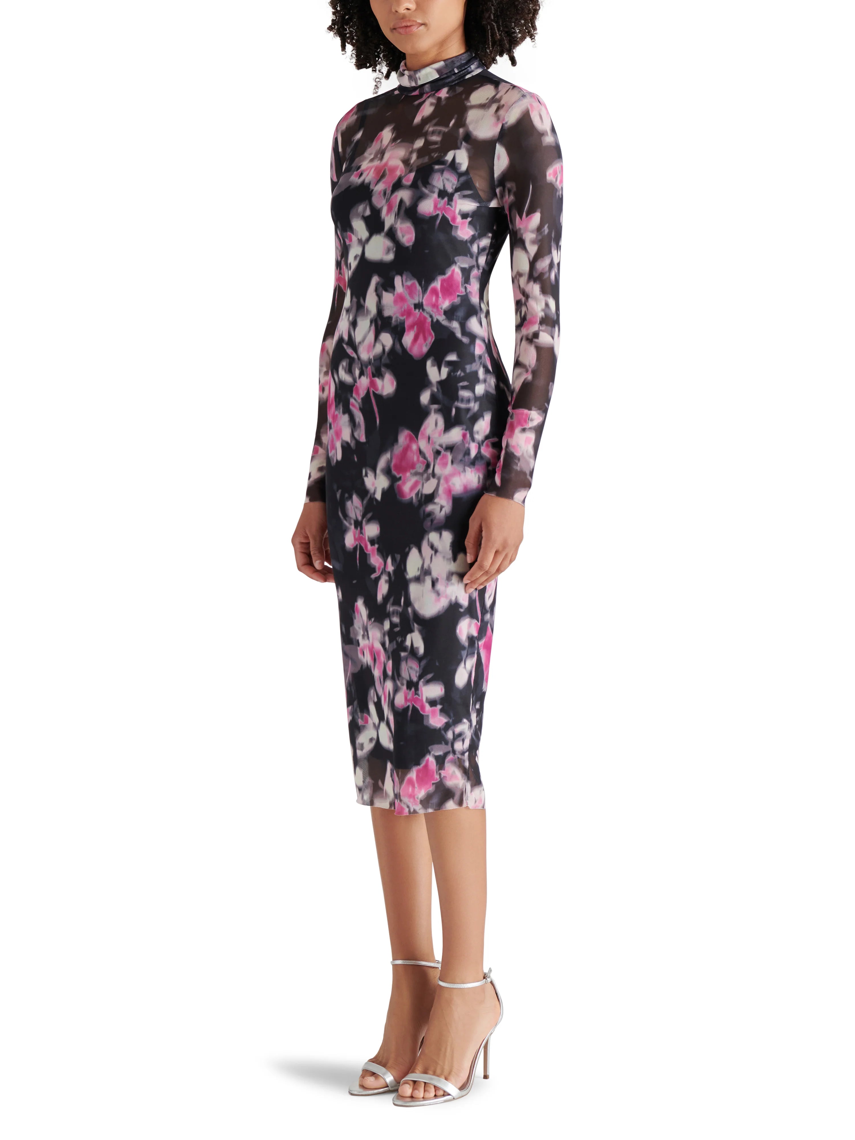 VIVIENNE DRESS - BLACK FLORAL