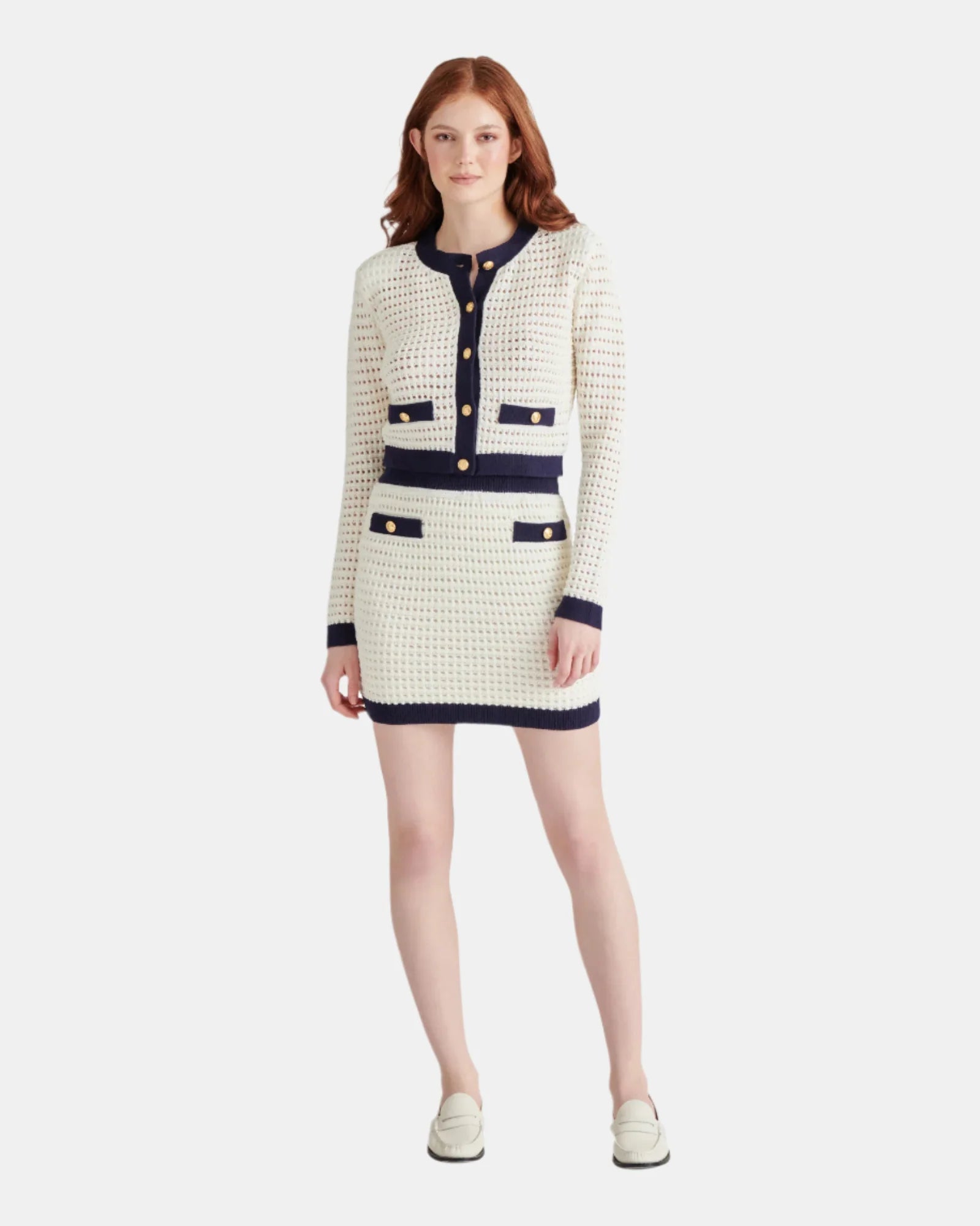 CASETTE CARDIGAN - ANTIQUE WHITE