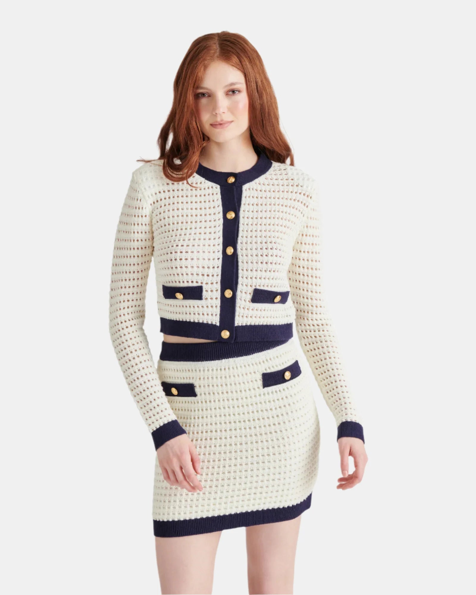CASETTE CARDIGAN - ANTIQUE WHITE