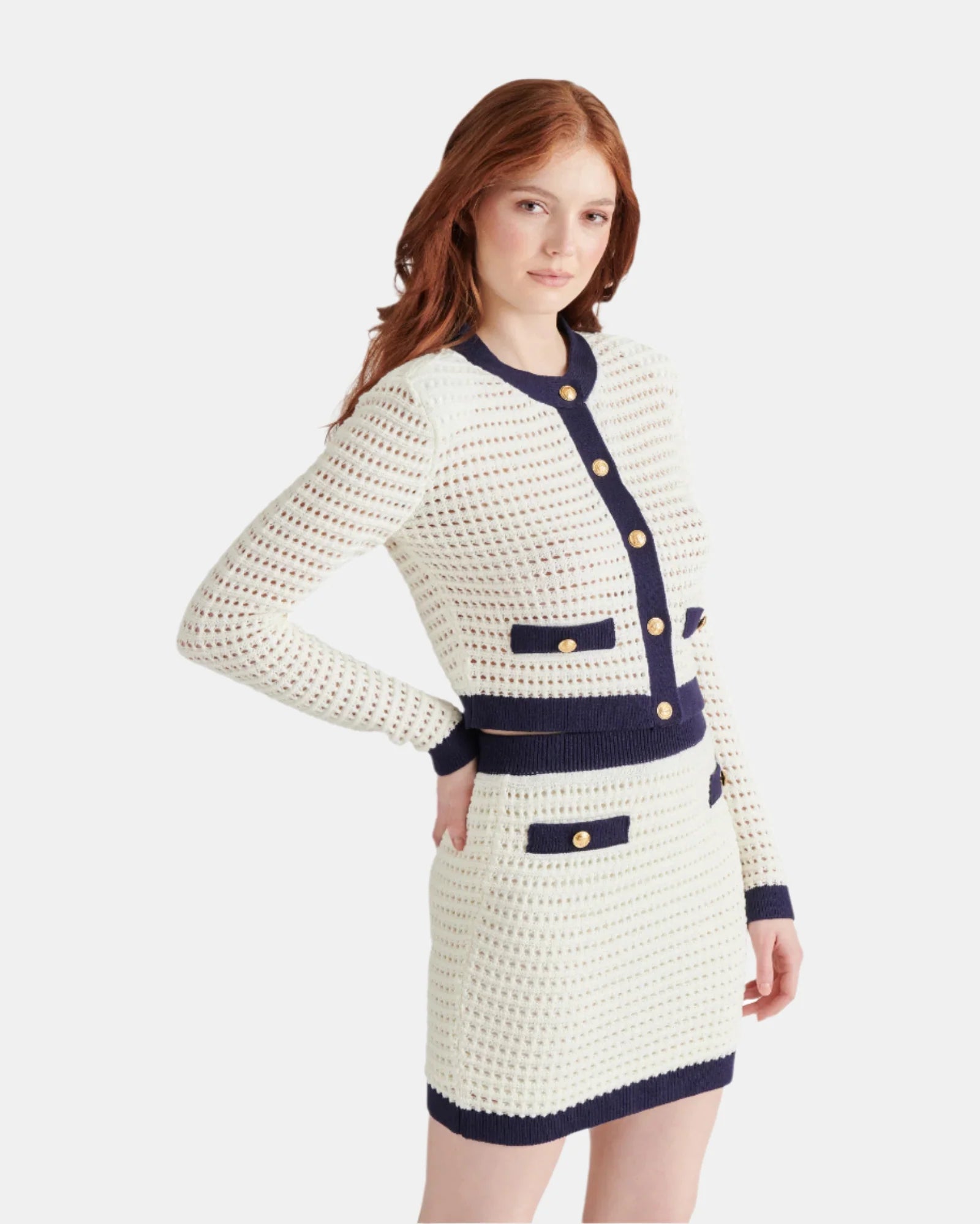 CASETTE CARDIGAN - ANTIQUE WHITE
