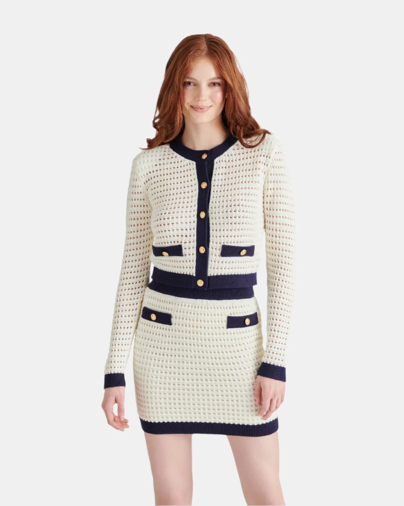 CASETTE CARDIGAN - ANTIQUE WHITE