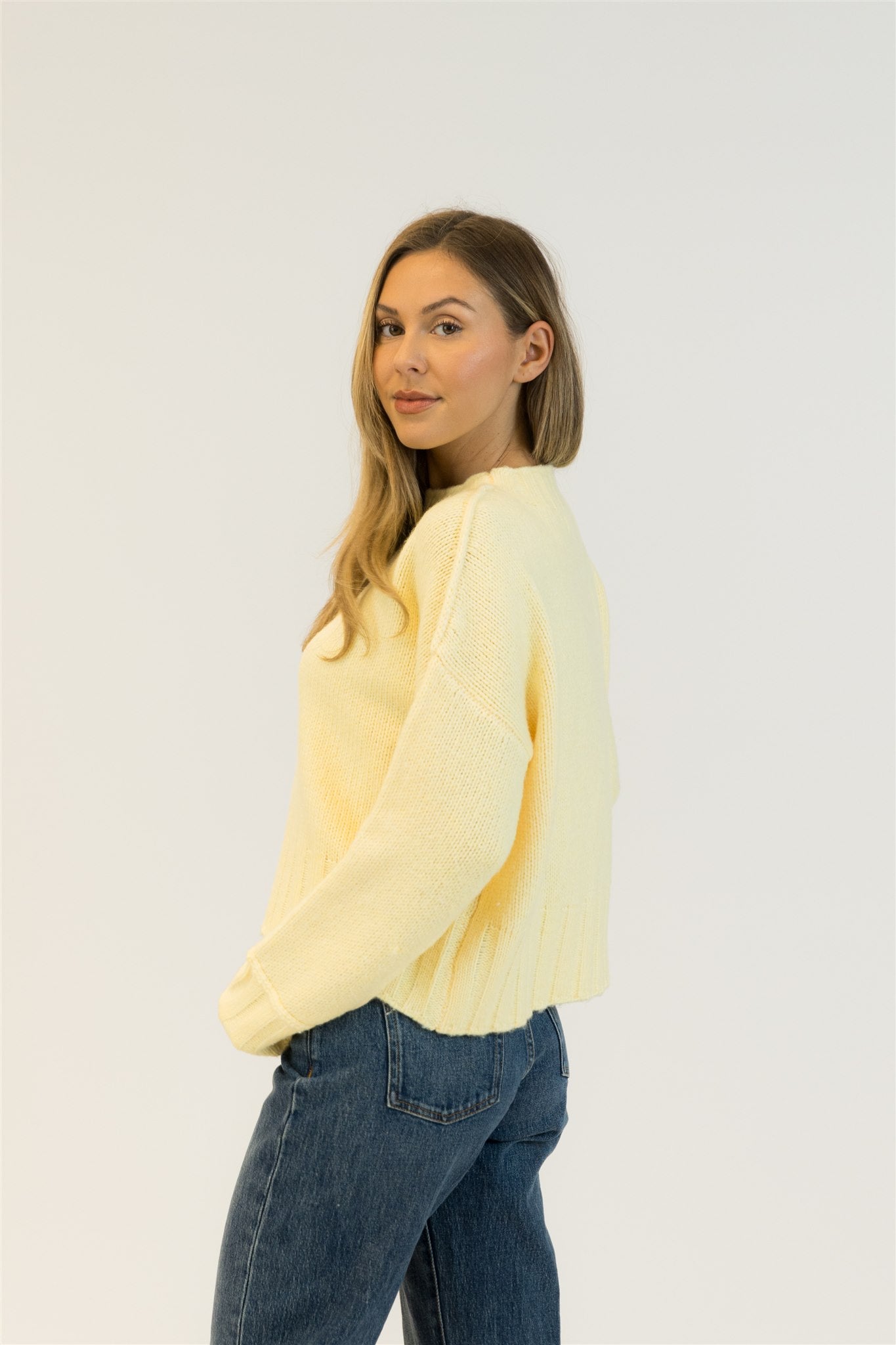 TIMMY SWEATER - LEMON DROP