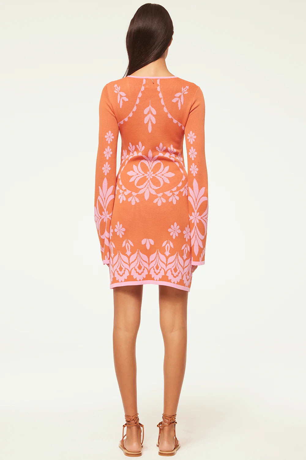 SAHAR DRESS - PINK FLORA SANTIAGO