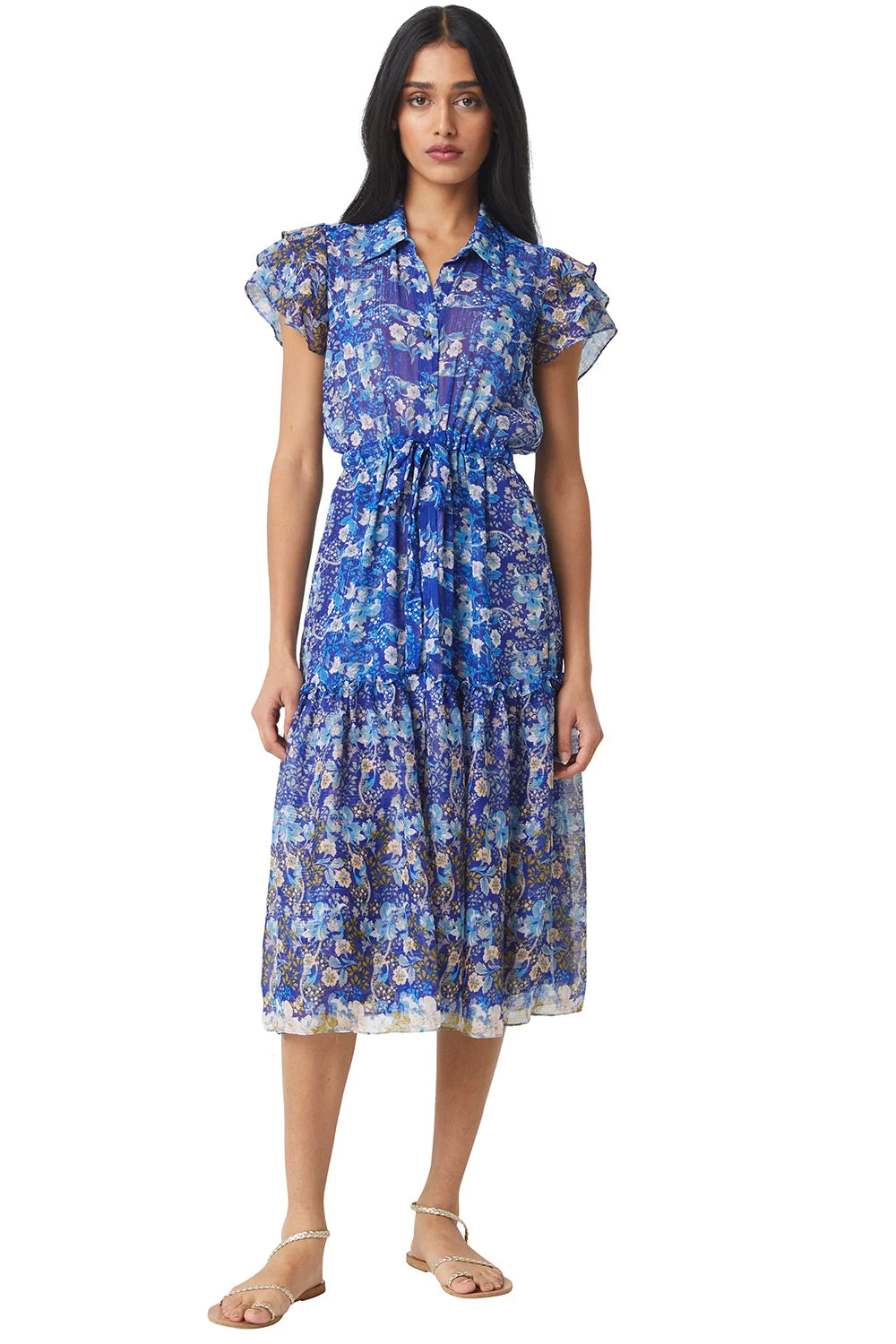 VIOLA DRESS - LAPIS OMBRE