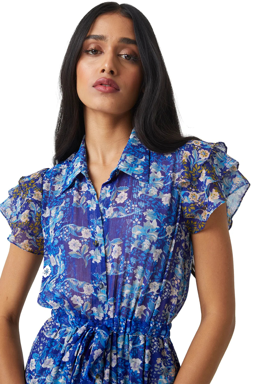 VIOLA DRESS - LAPIS OMBRE