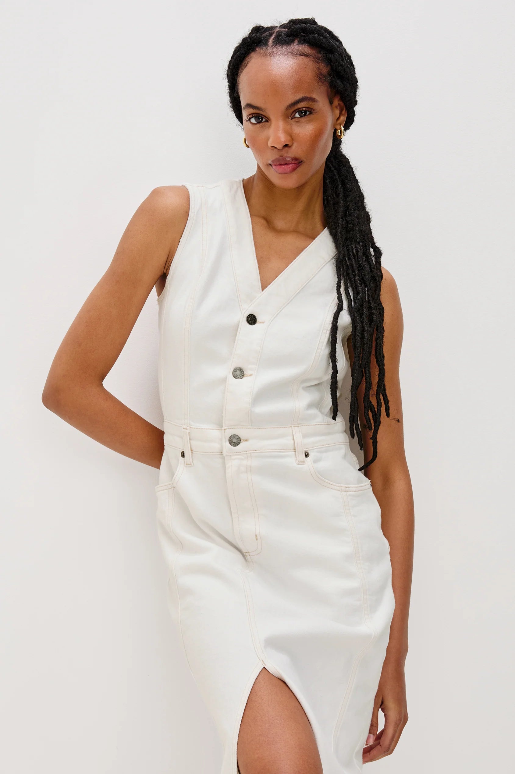 WESTWOOD DRESS - VINTAGE ECRU