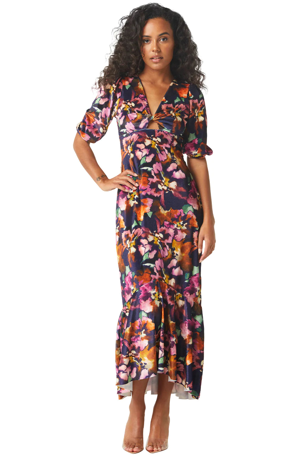 WALLIS DRESS - LIBRA VELVET