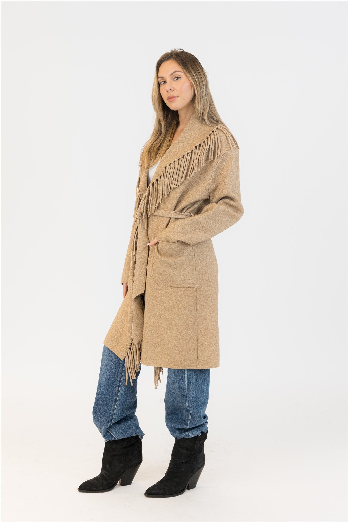 ZIGGY FRINGE COAT