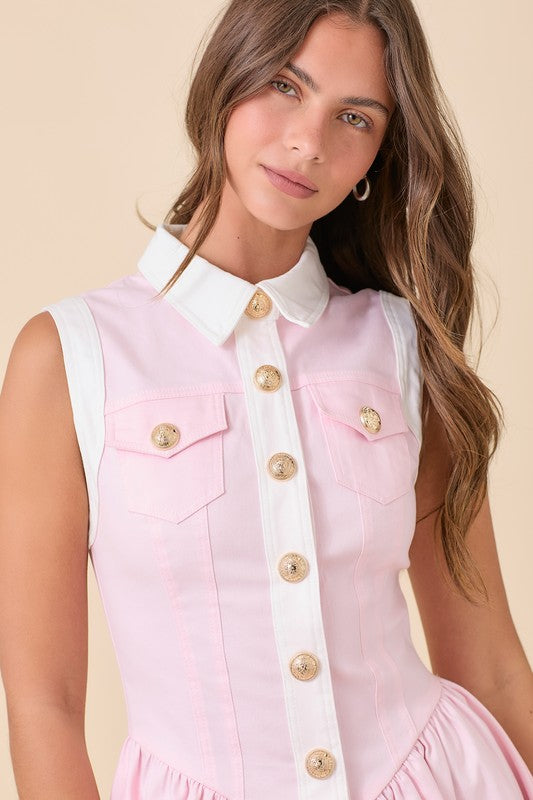 QUINN LOW WAIST MINI DRESS