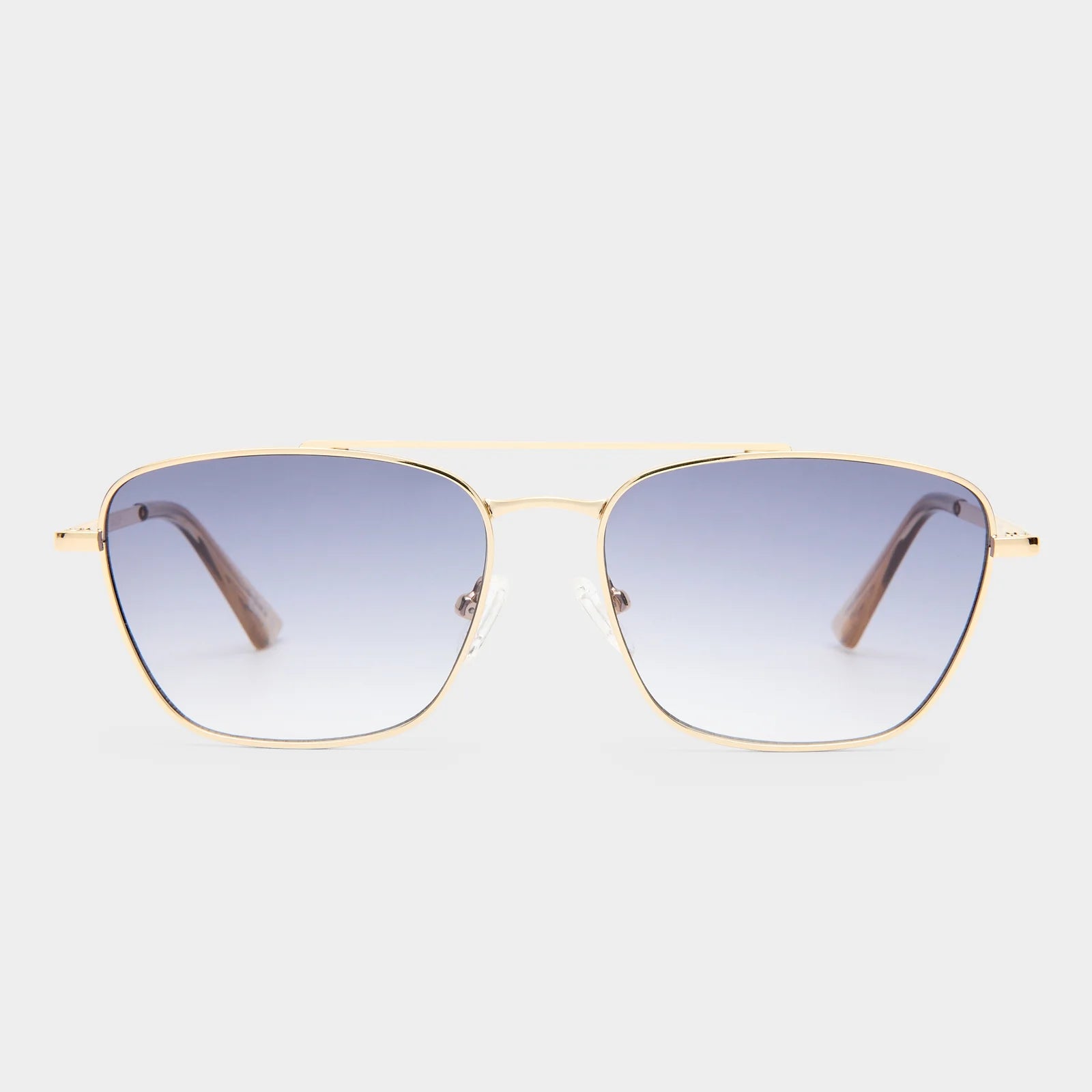 DIAMETRIC II SUNGLASSES - GOLD SMOKE