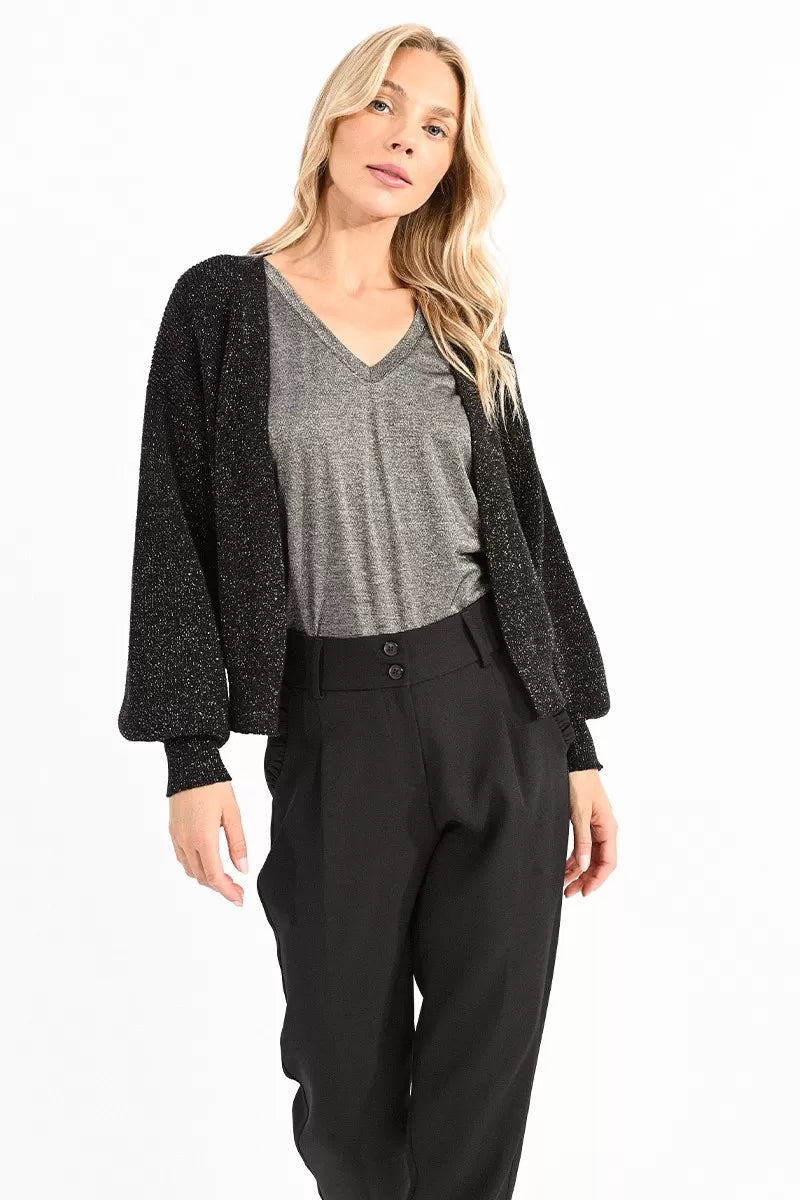 JESSIE BALLOON SLEEVE CARDIGAN
