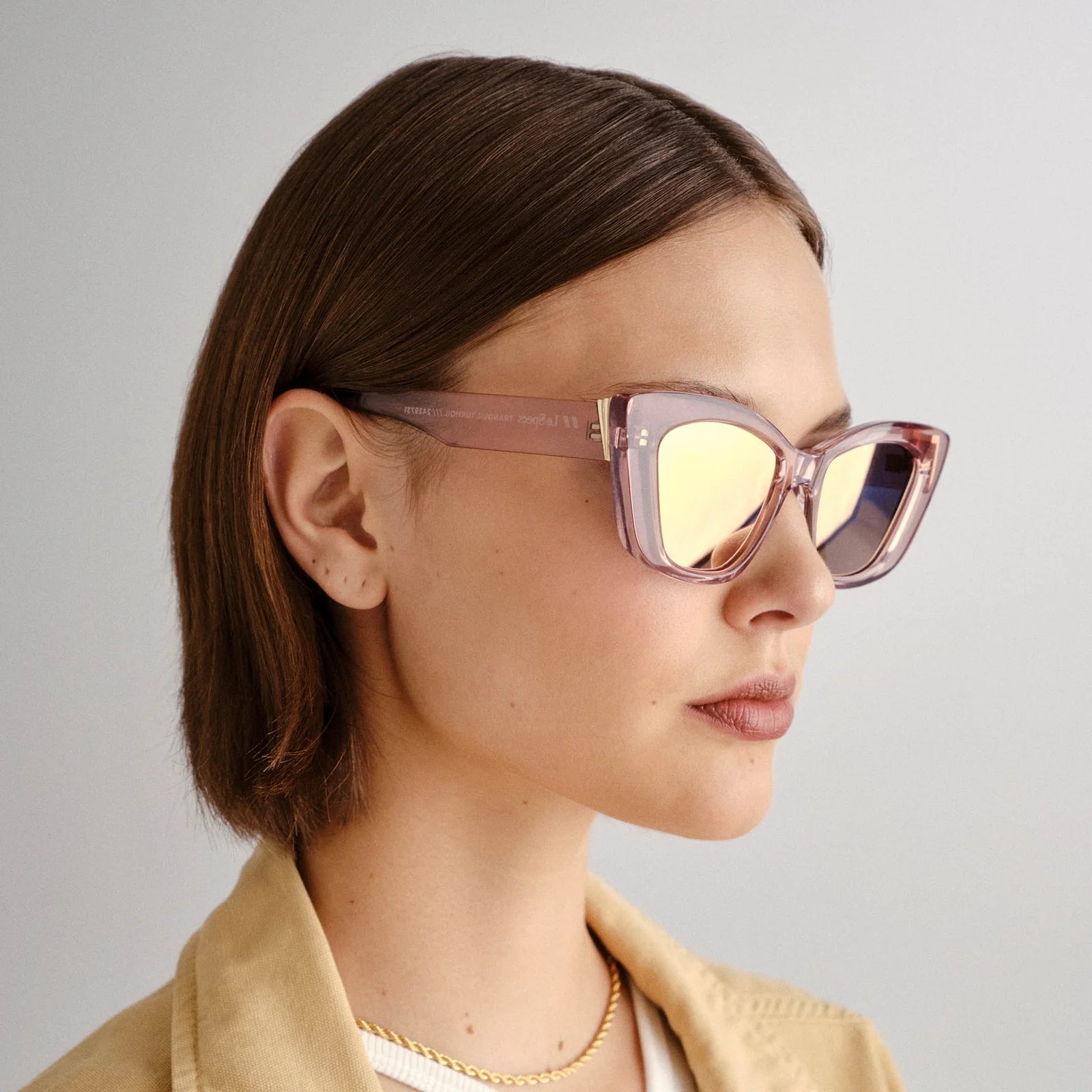 TRANQUIL TURMOIL SUNGLASSES - ROSE QUARTZ