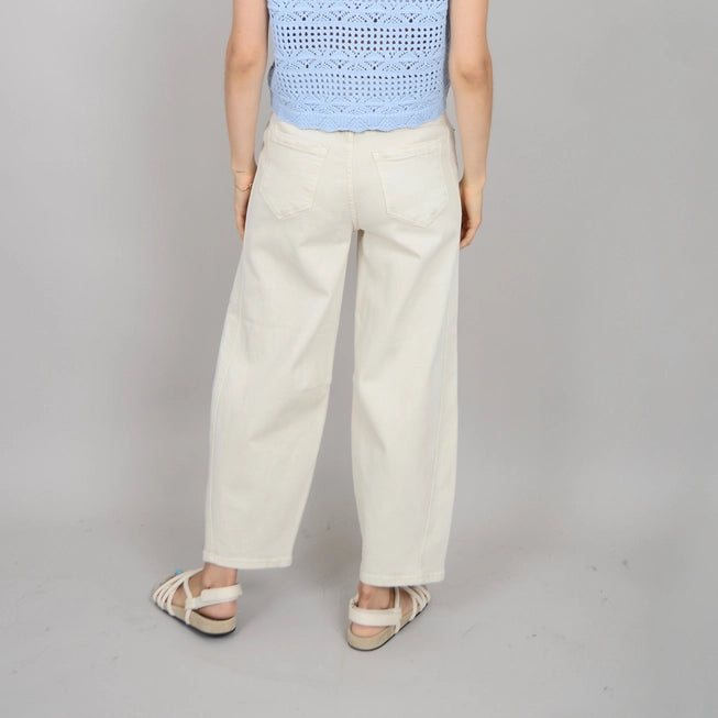BARNI ZIP UP PANT - NATURAL
