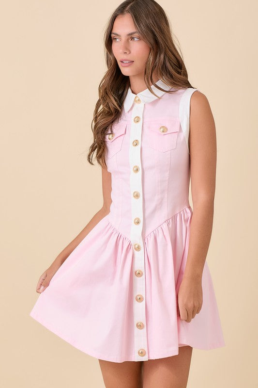 QUINN LOW WAIST MINI DRESS