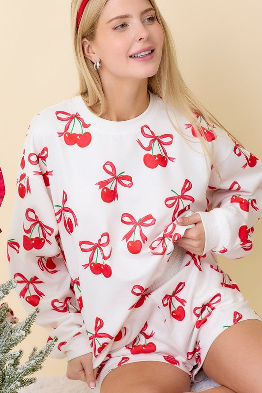 CHERRY BOW LOUNGE SET