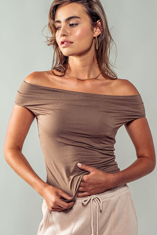 BRIANA TOP - MOCHA