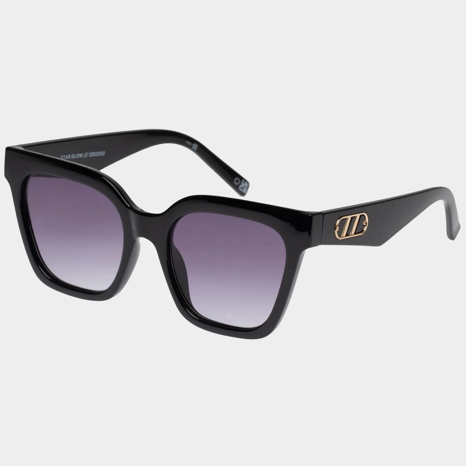 STAR GLOW SUNGLASSES - BLACK SMOKE