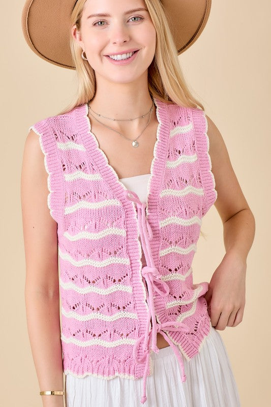 VIENNA STRIPED VEST