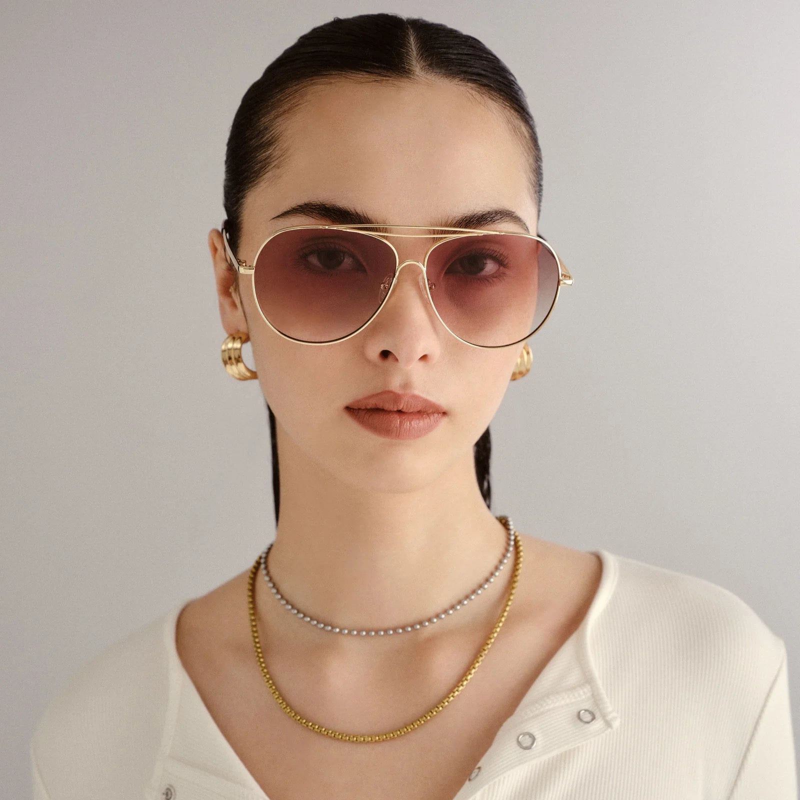 ABRACADABRA SUNGLASSES - BRIGHT GOLD/BROWN