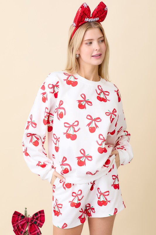 CHERRY BOW LOUNGE SET
