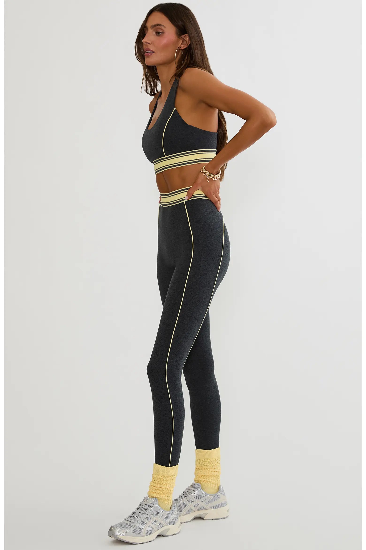 LUCILLE SPORTS BRA - BUTTER GRAY