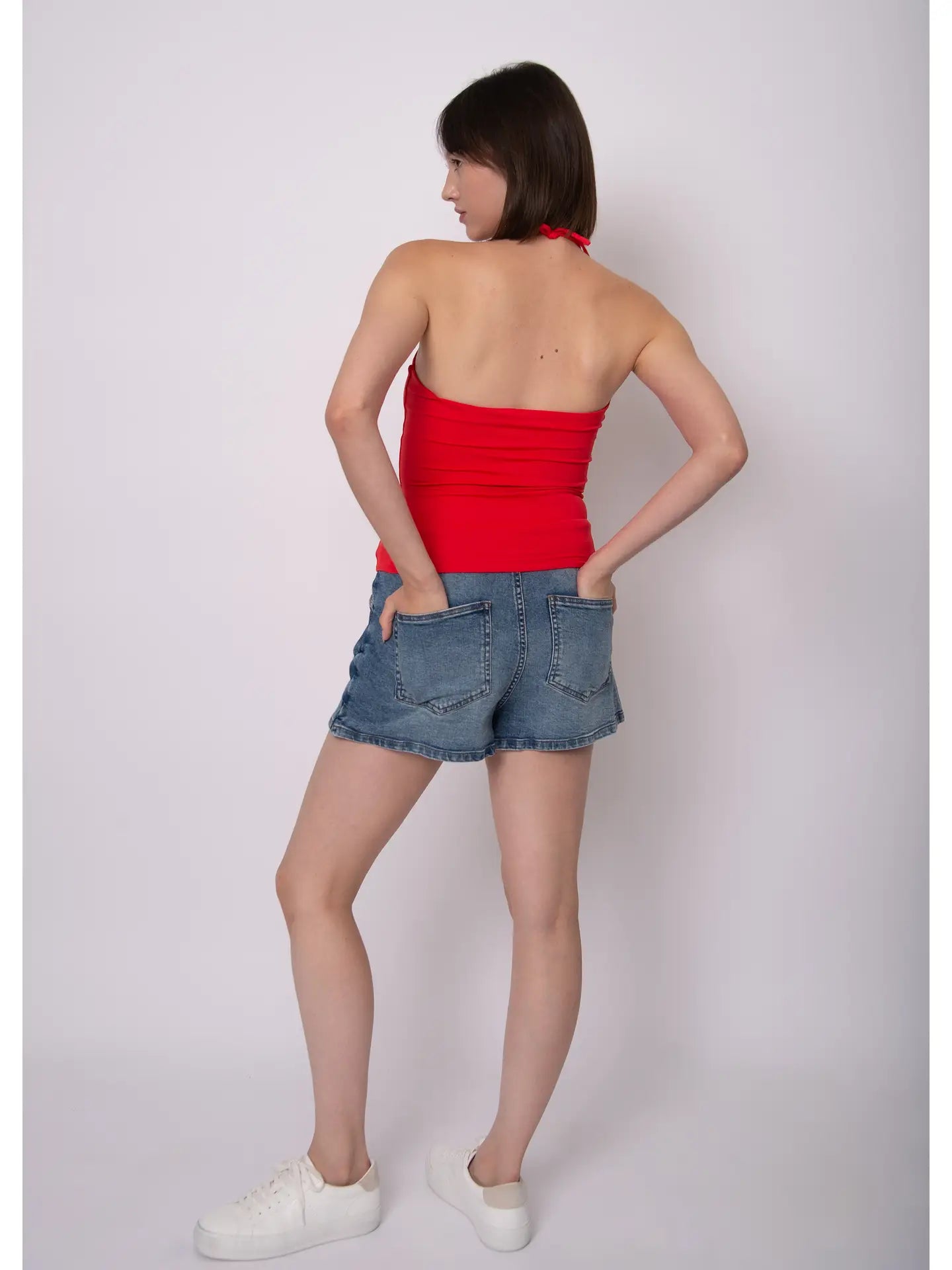 FIONA DENIM WRAP SKORT