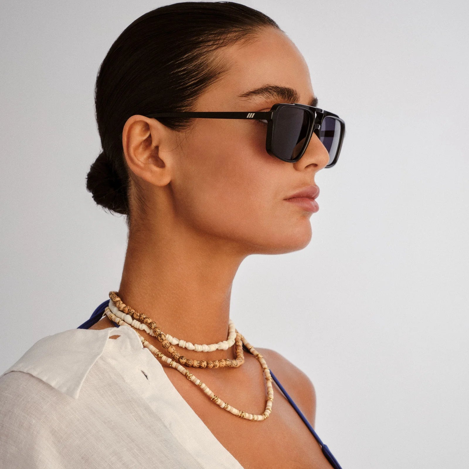 LE GARS SUNGLASSES - BLACK SMOKE MONO POLARISED