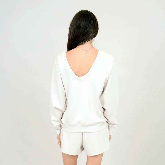 KENZA REVERSIBLE TOP - STONE