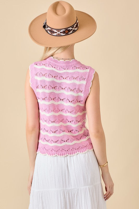 VIENNA STRIPED VEST