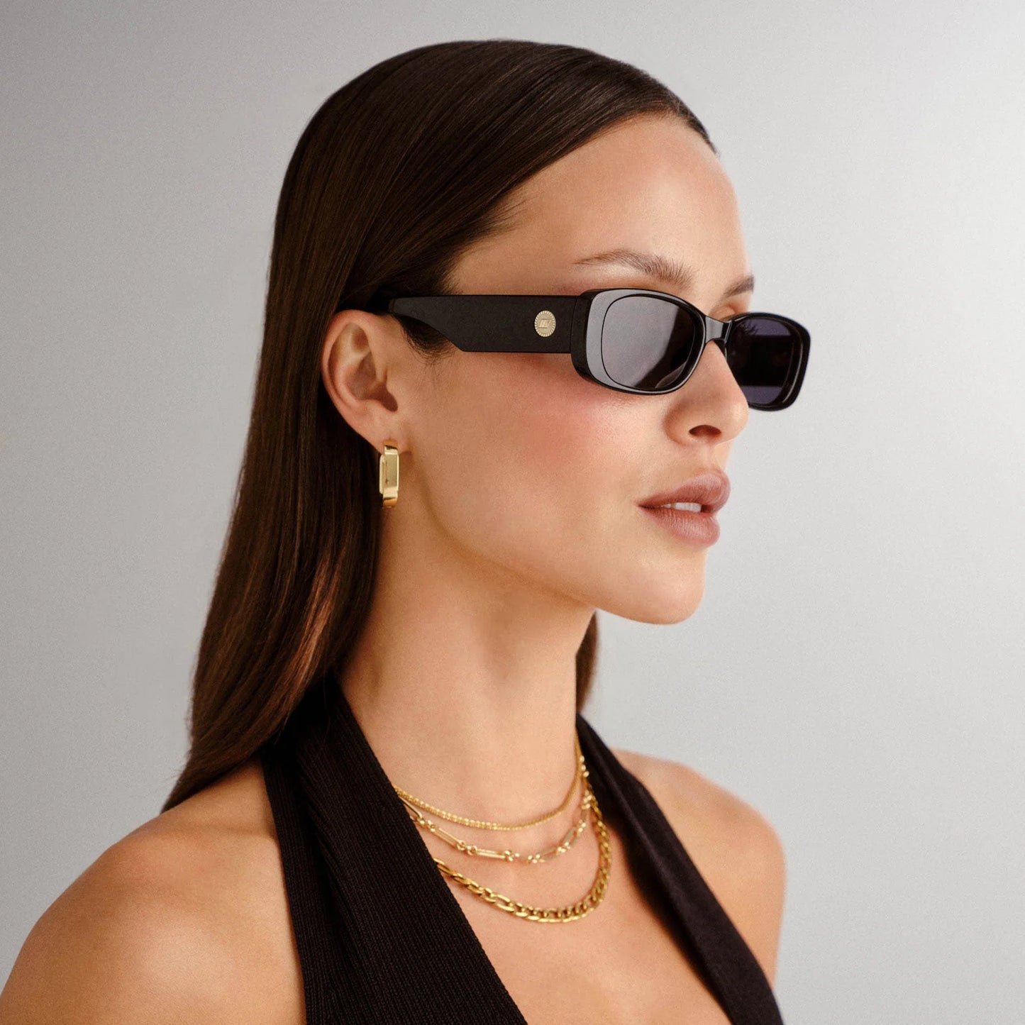 UNREAL! SUNGLASSES - SHINY BLACK