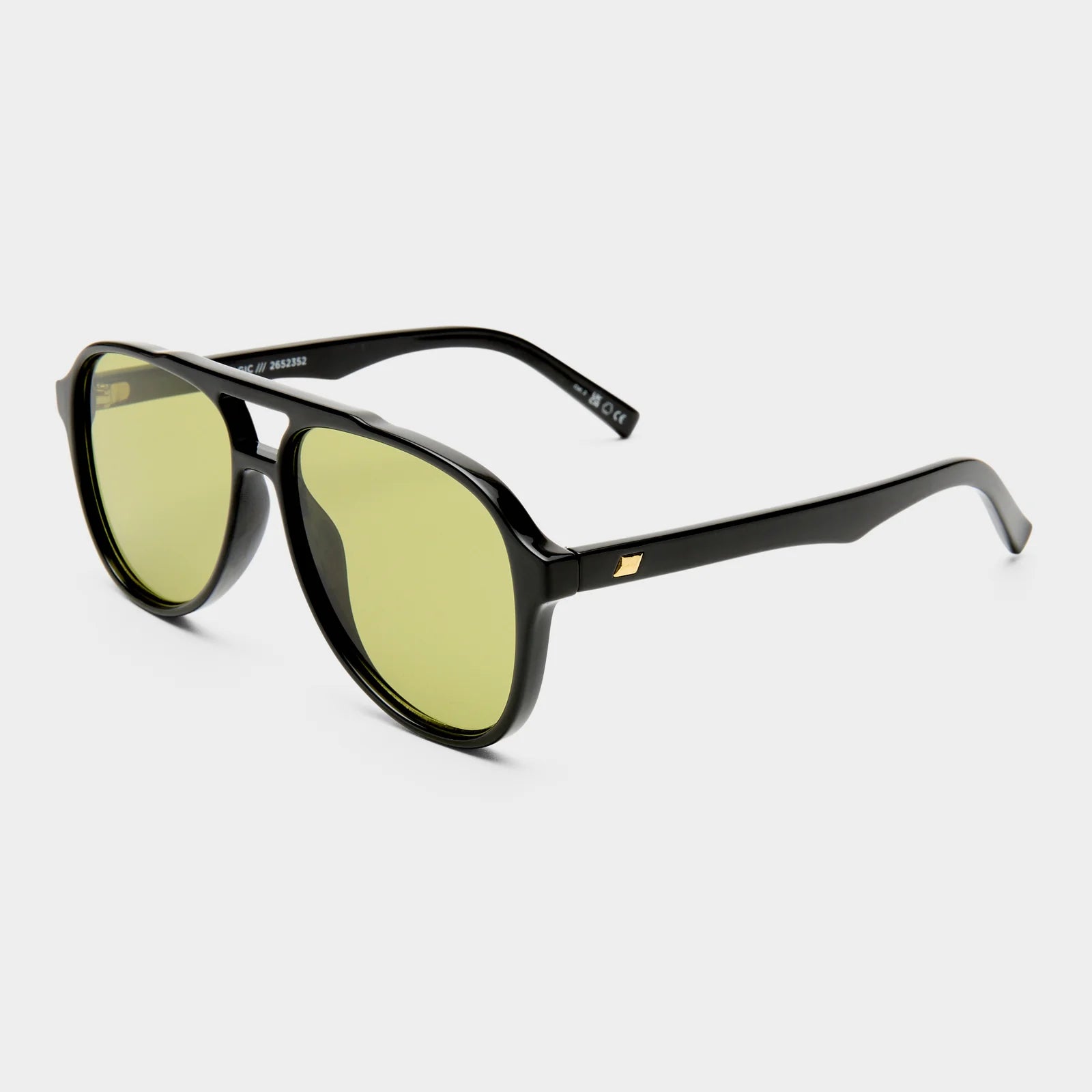 TRAGIC MAGIC SUNGLASSES - BLACK OLIVE TINT