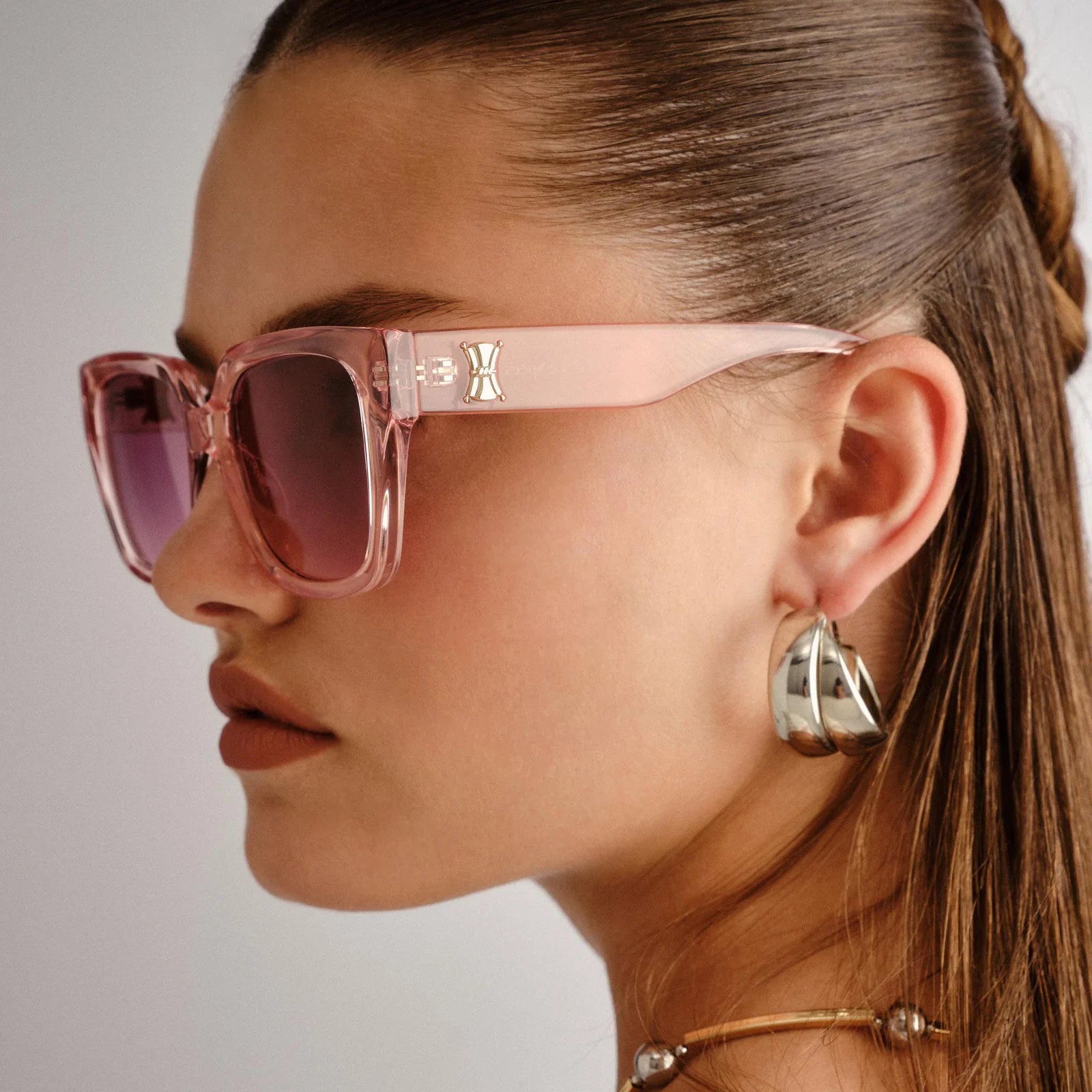 THE ILLUSION SUNGLASSES - FRENCH ROSE