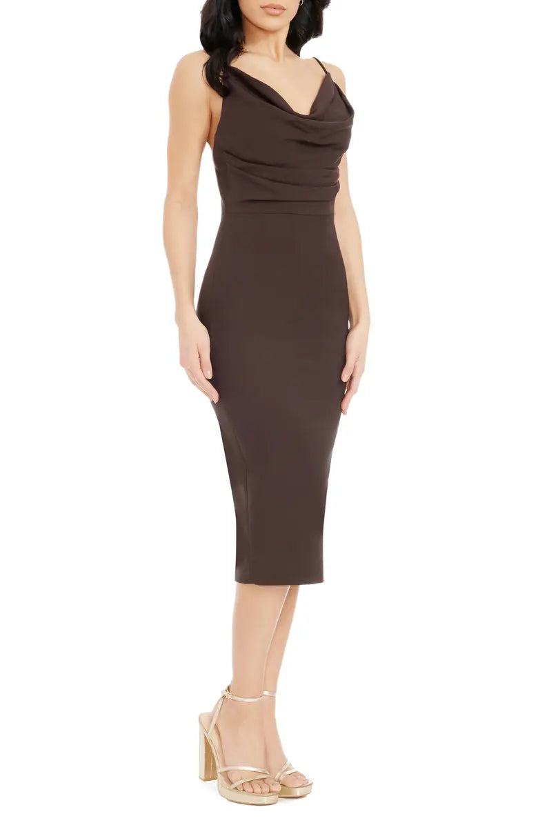 NIKKI DRESS - MOCHA